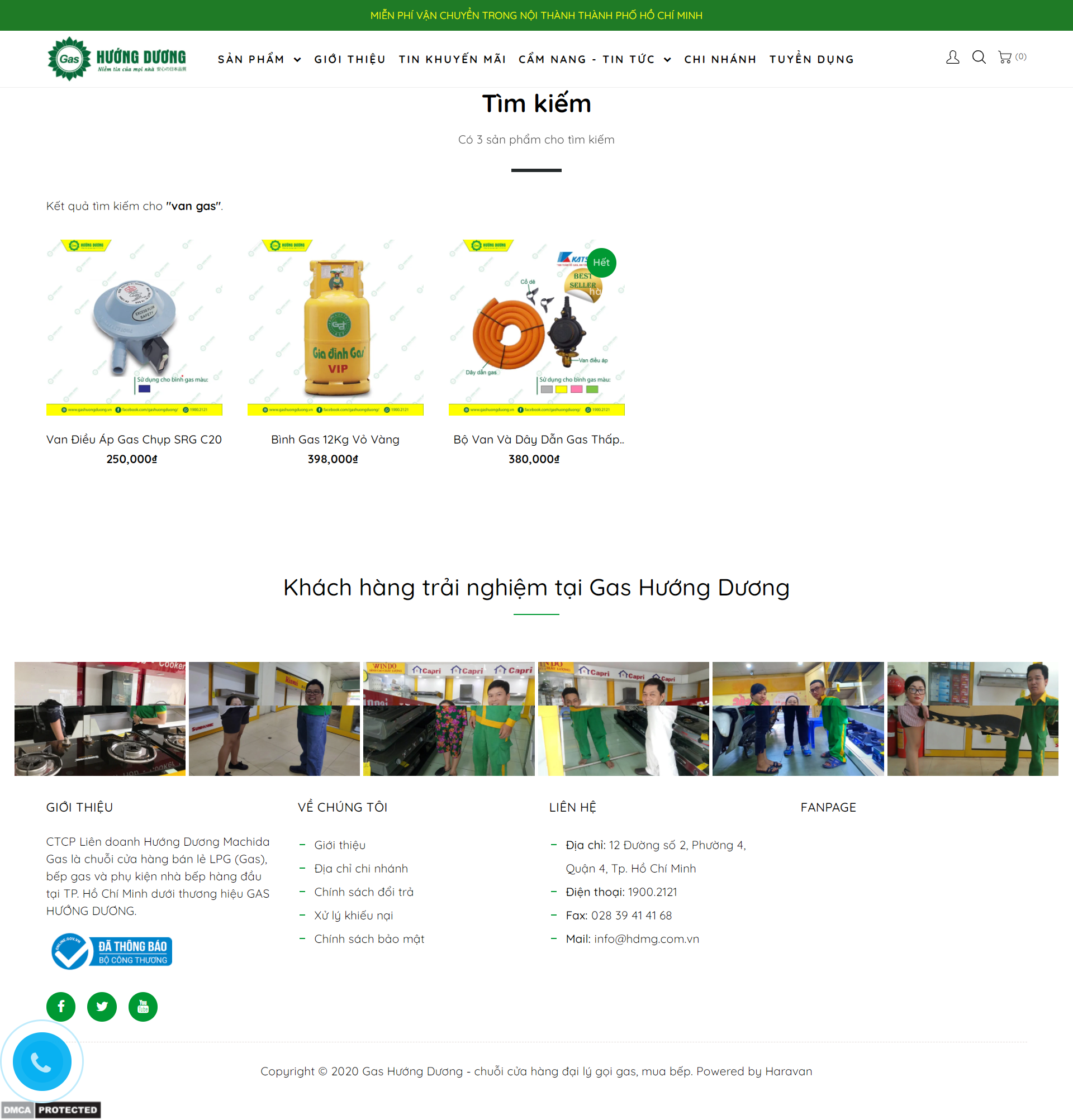 Thiết kế Website web van gas - gashuongduongvn