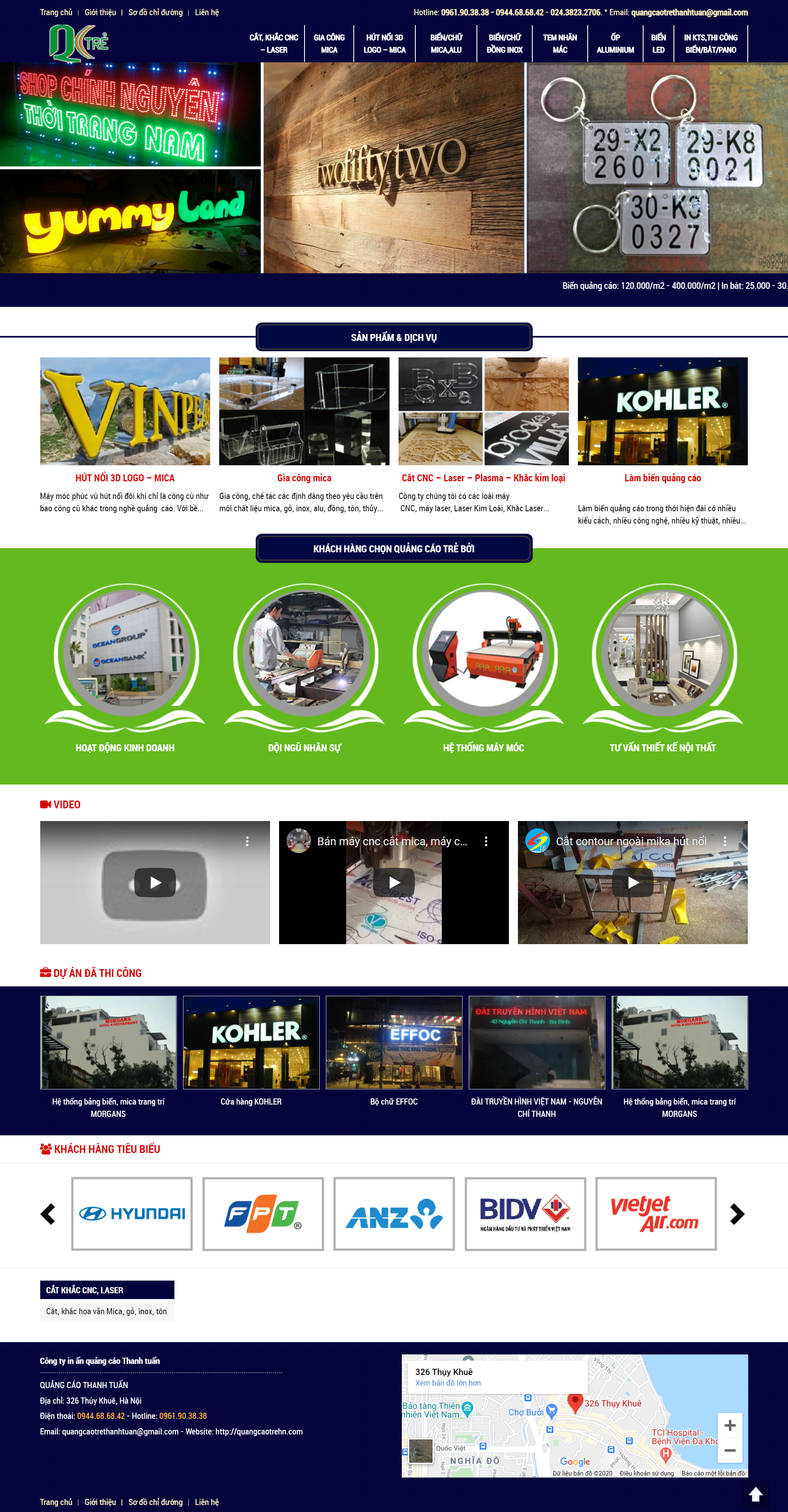 [lambanghieusaigon] Thiết kế Website web biển hiệu quảng cáo - quangcaotrehncom