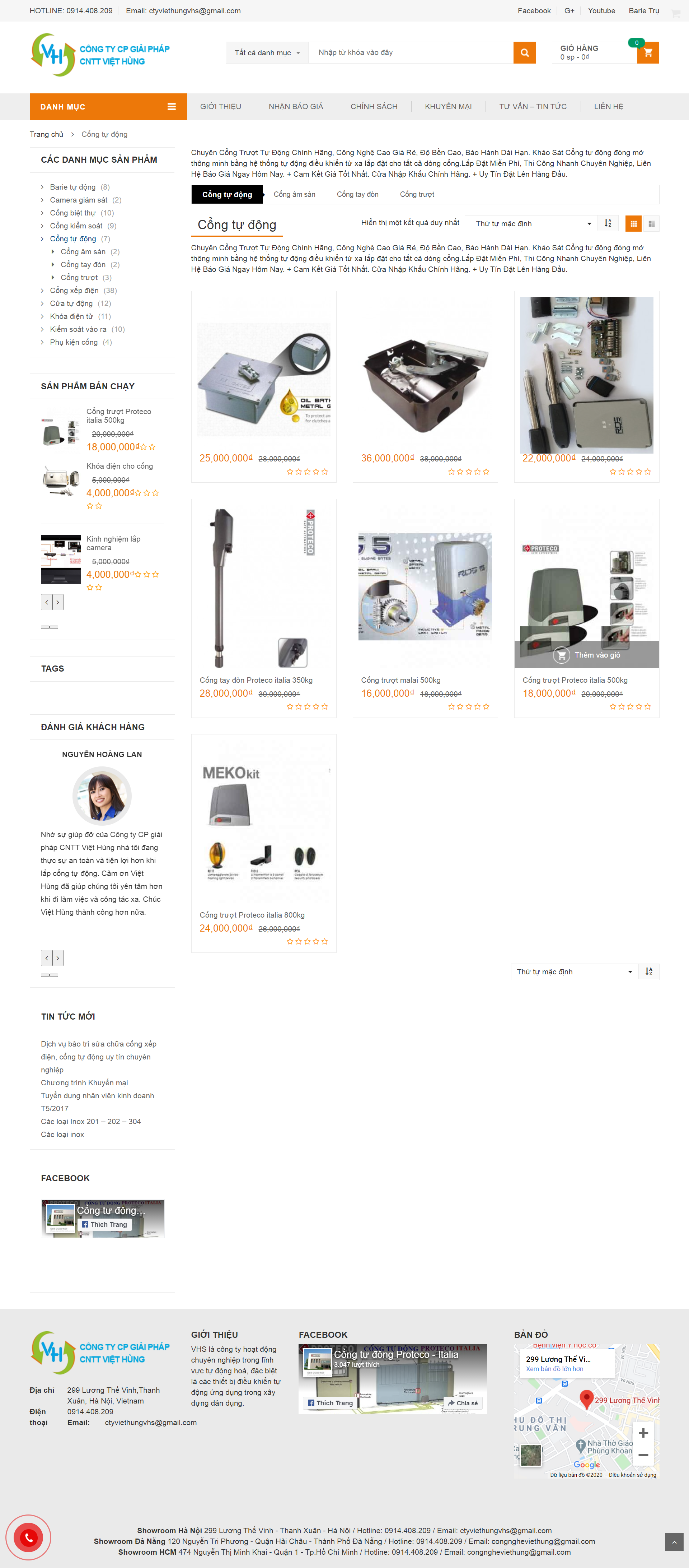 Thiết kế Website web công tự động - congtudongvnnet