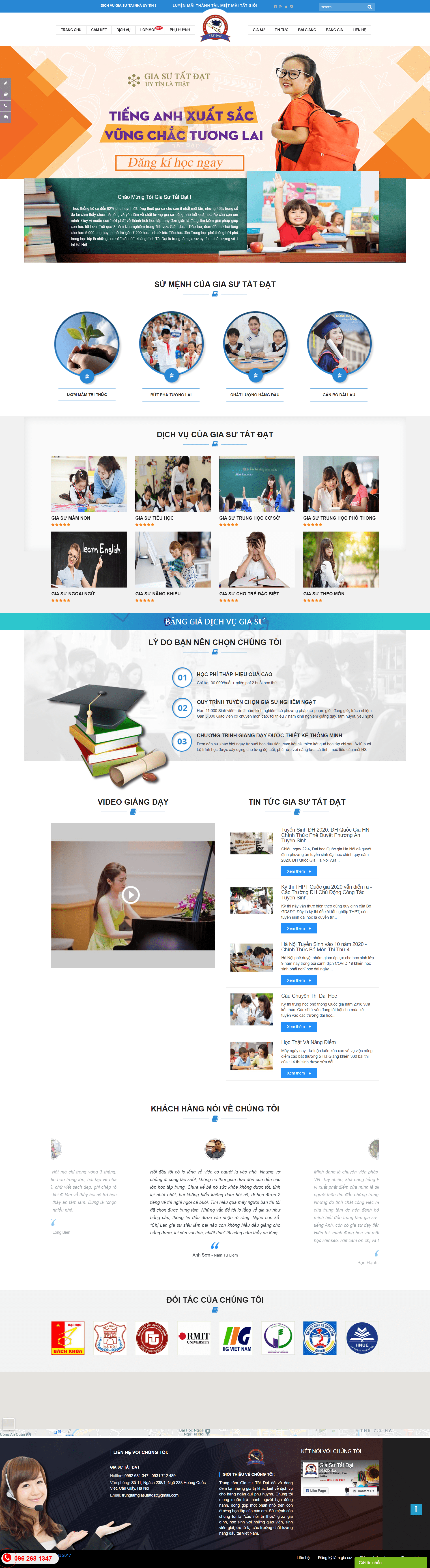 Thiết kế Website web joomla - giasutatdateduvn