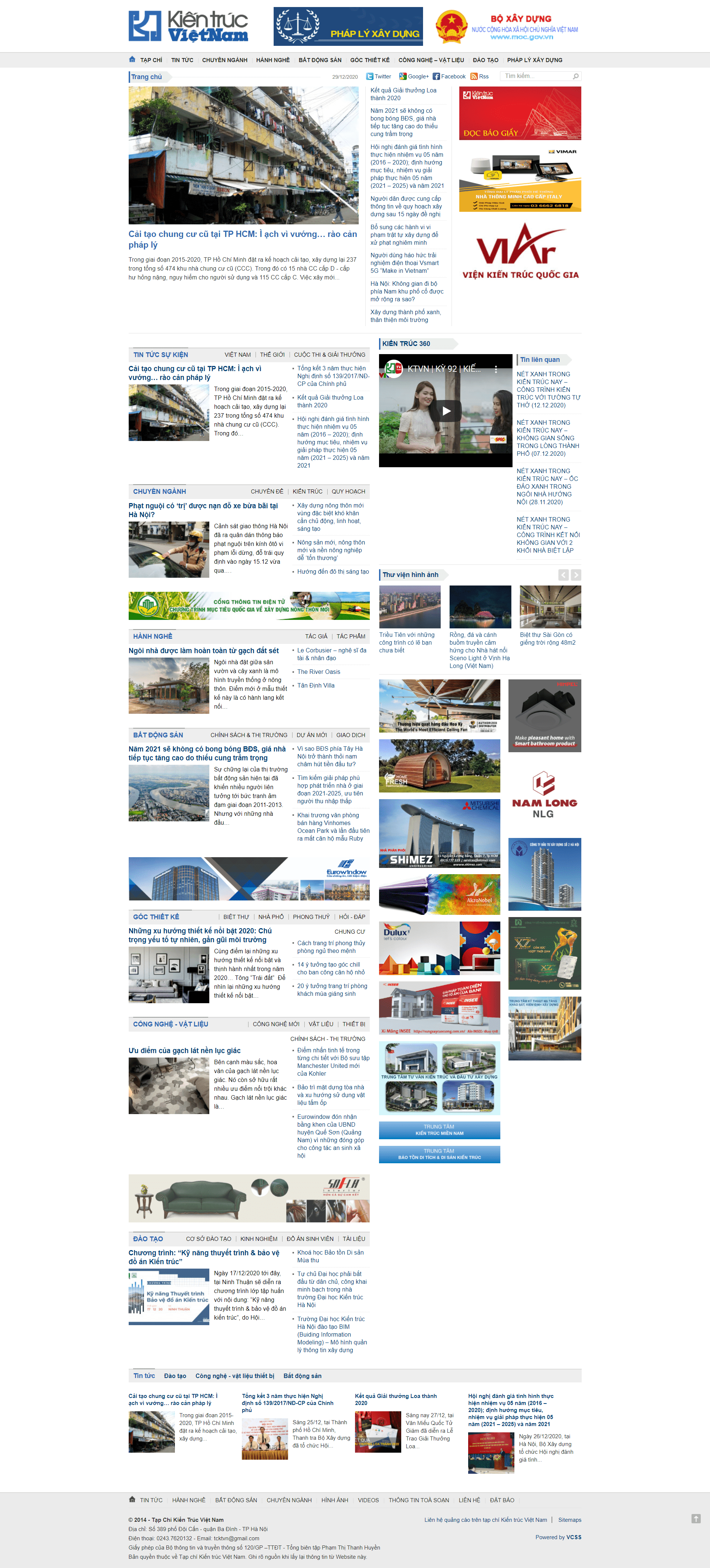[tamanh] Thiết kế Website web magento - kientrucvietnamorgvn