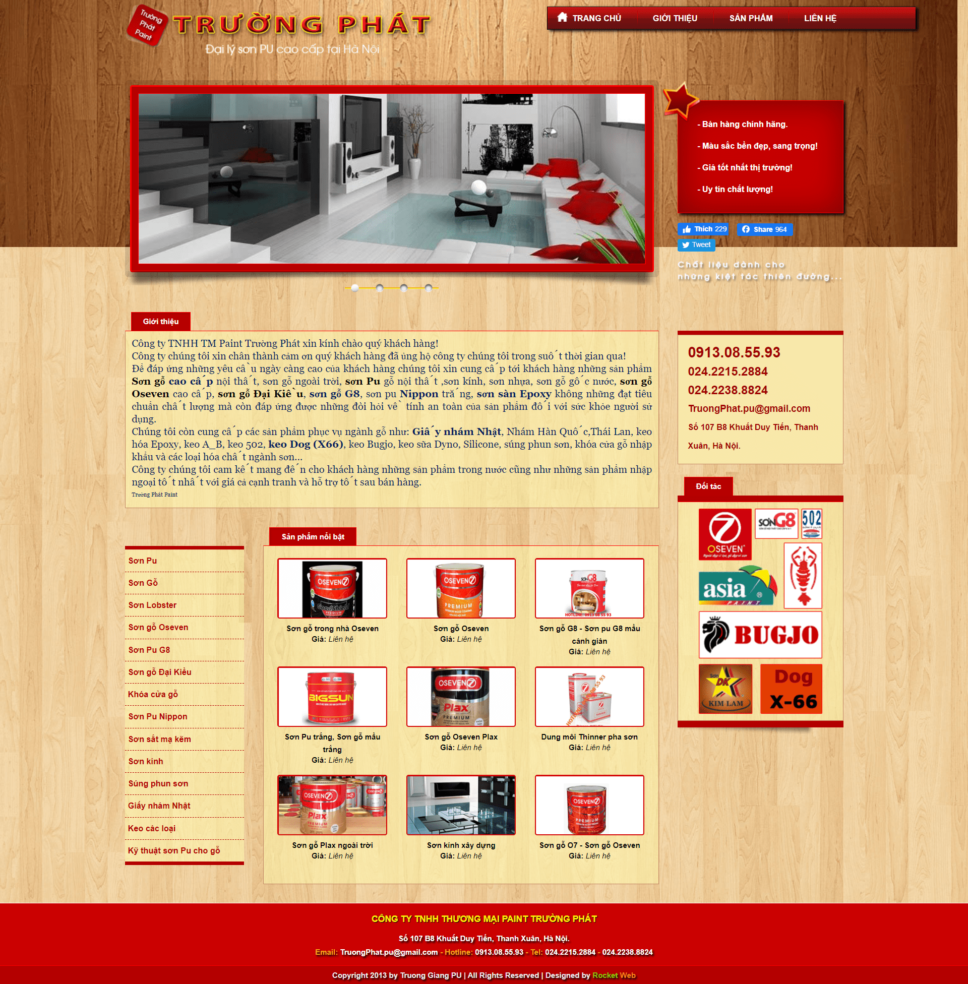 Thiết kế Website web laravel - truongphatpuvn