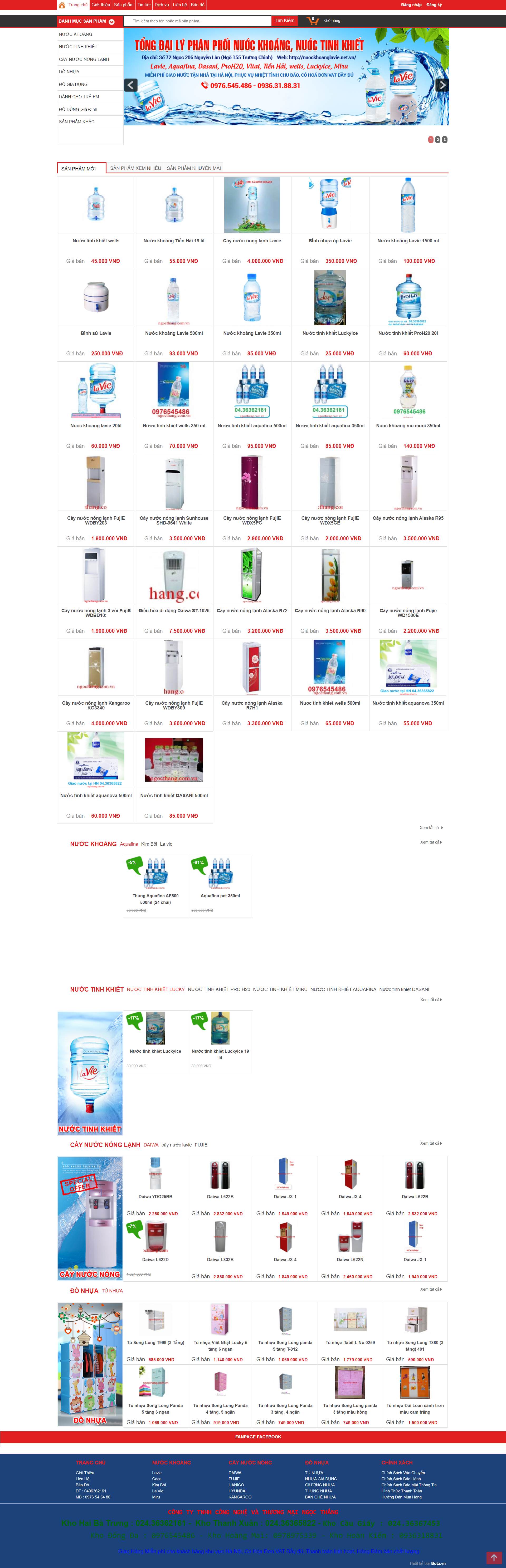 Thiết kế Website web tối ưu seo - nuockhoanglavienetvn