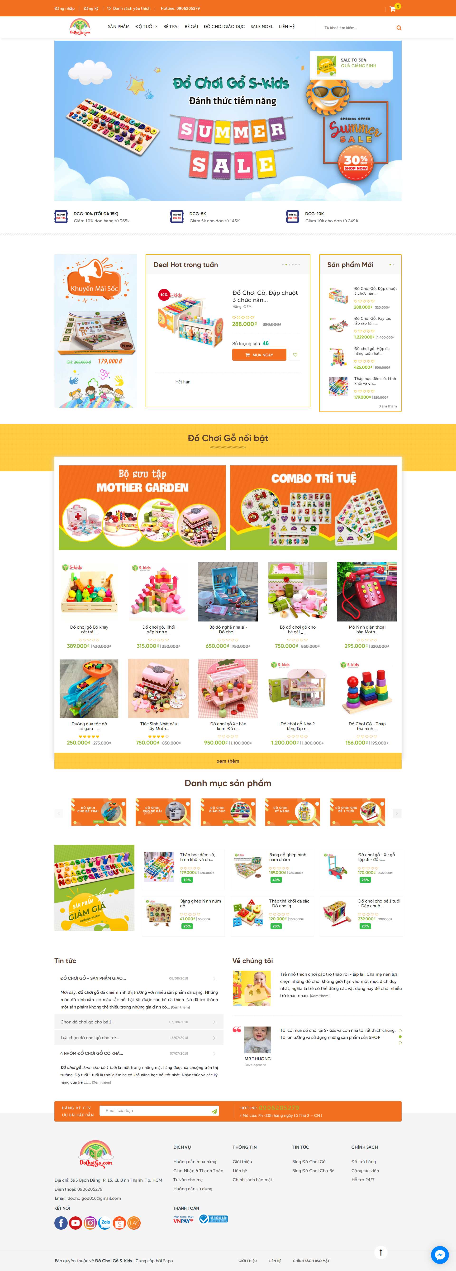 Thiết kế Website web uy tín hà nội - dochoigo-vncom