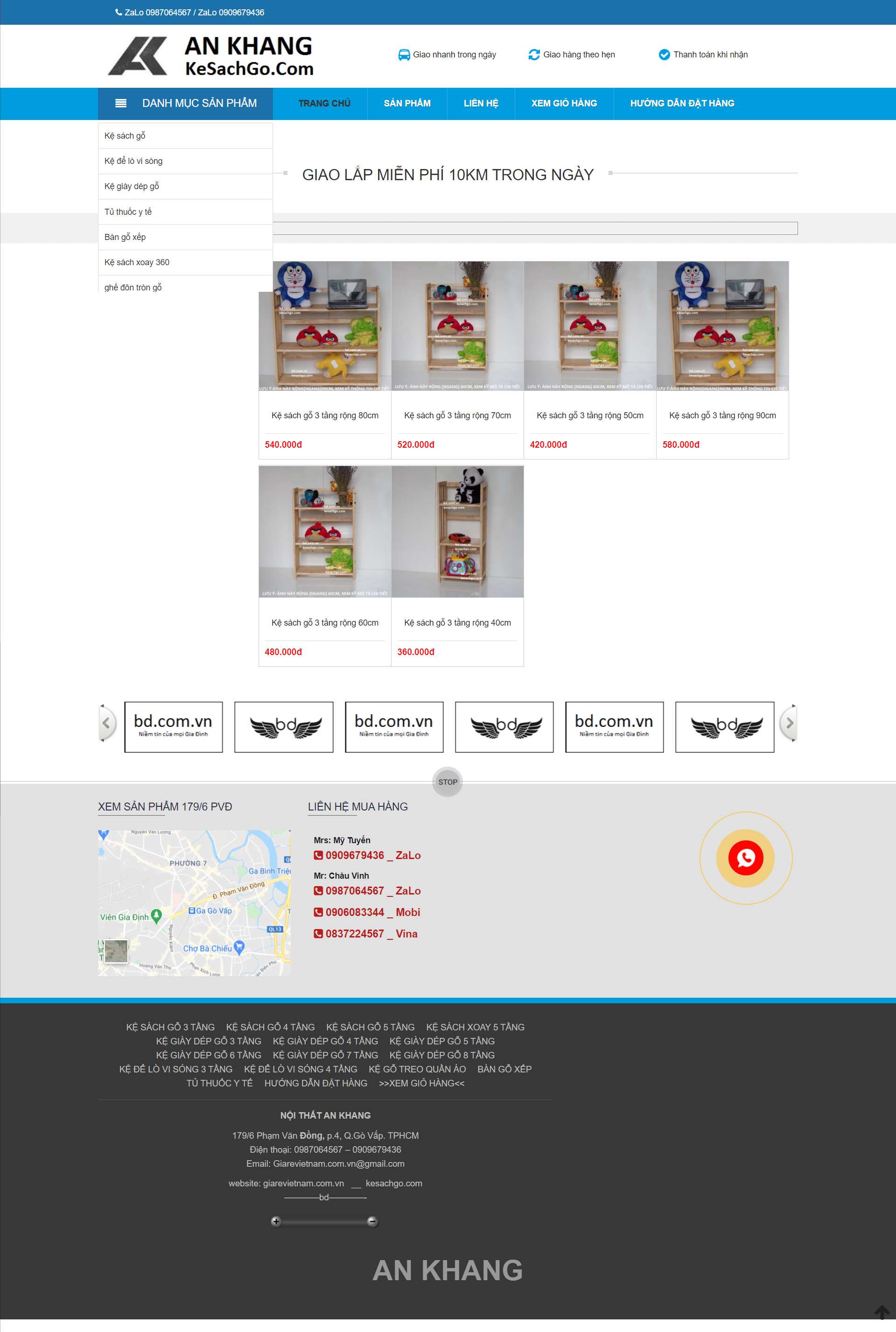 Thiết kế Website web tốt nhất hà nội - kesachgocom