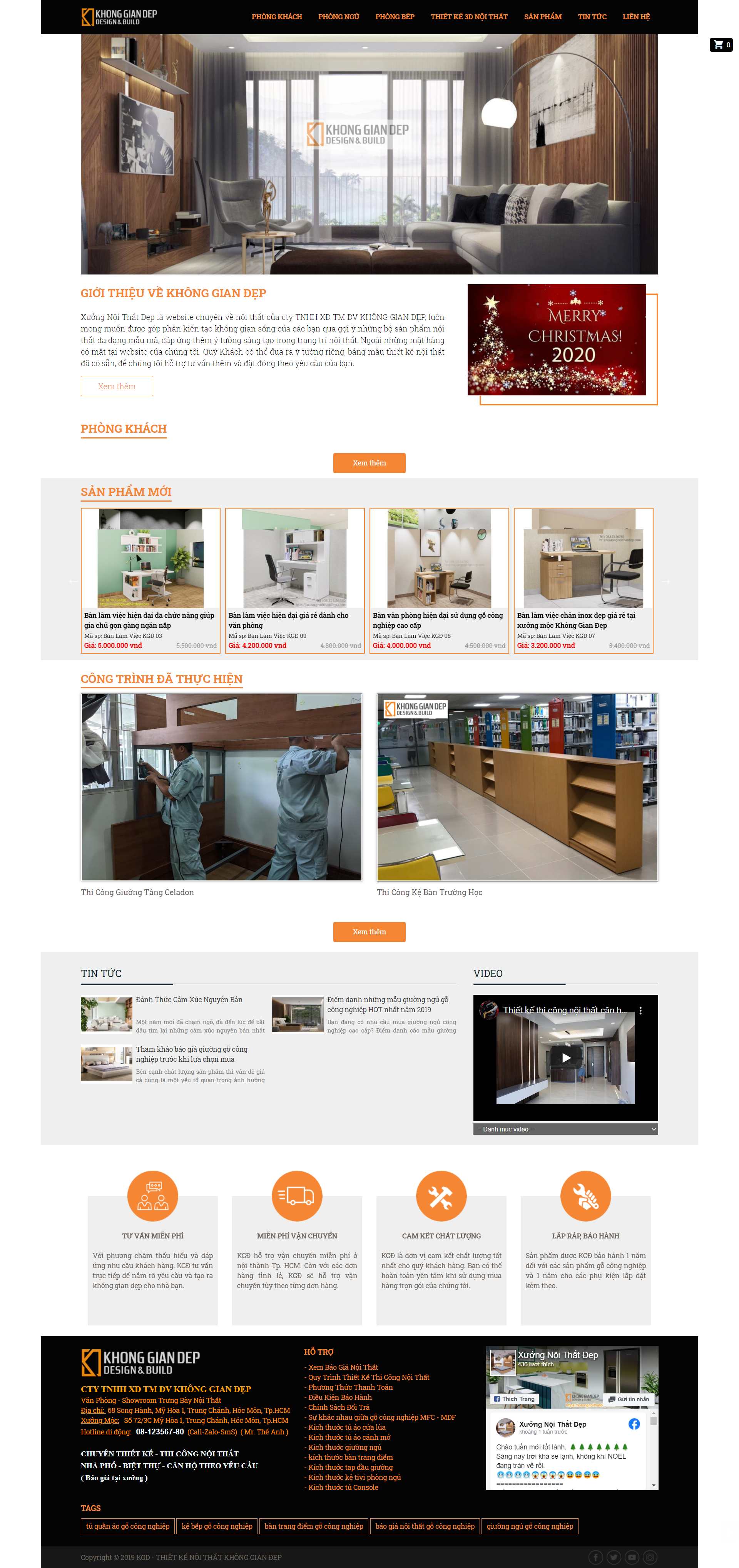 Thiết kế Website web tốt nhất hà nội - xuongnoithatdepcom
