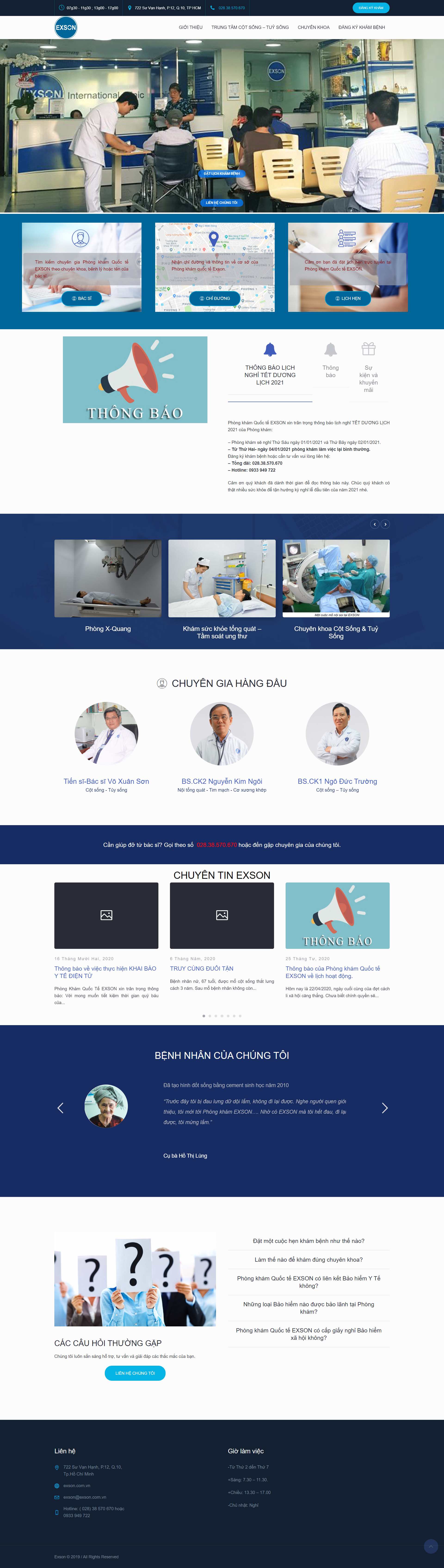 [windoors] Thiết kế Website web thanh xuân - exsoncomvn