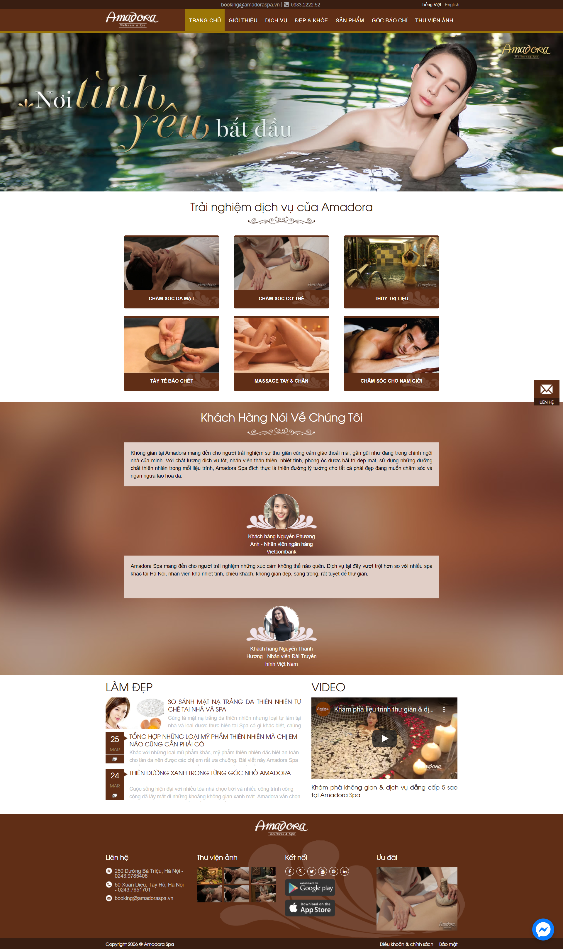 Thiết kế Website web Quận Hoàn Kiếm - amadoraspavn