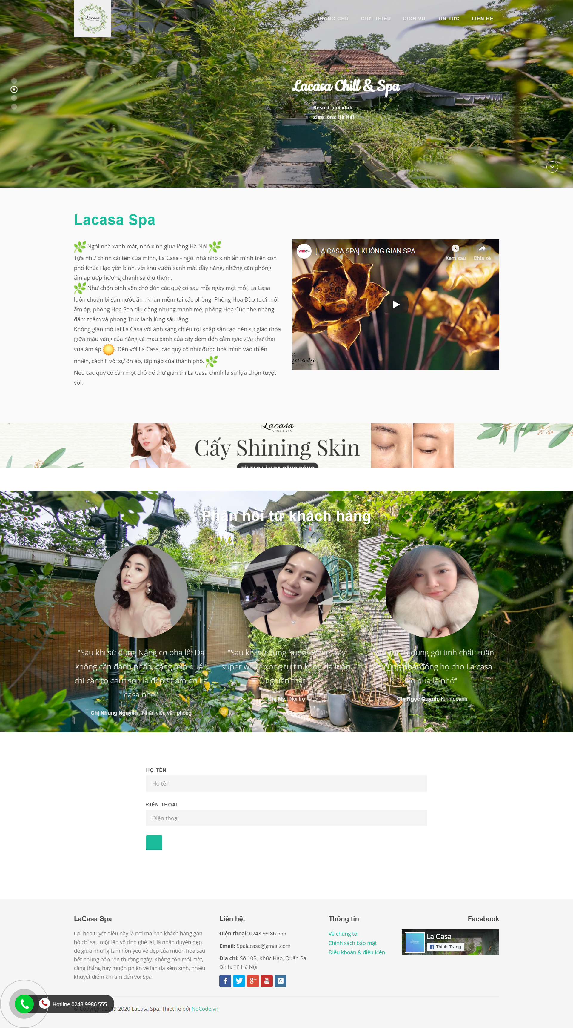 Thiết kế Website web Quận Long Biên - lacasaspavn