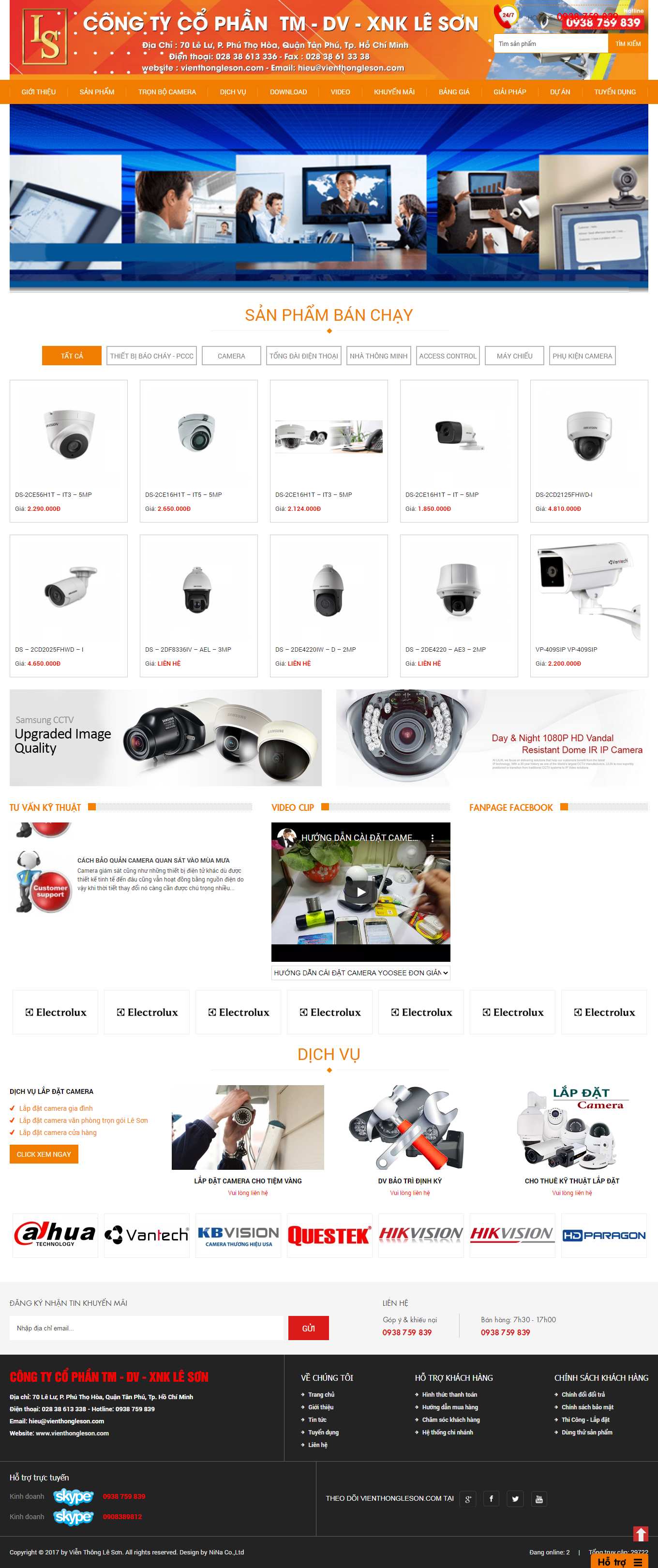 Thiết kế Website Web Quận Hai Bà Trưng - vienthonglesoncom
