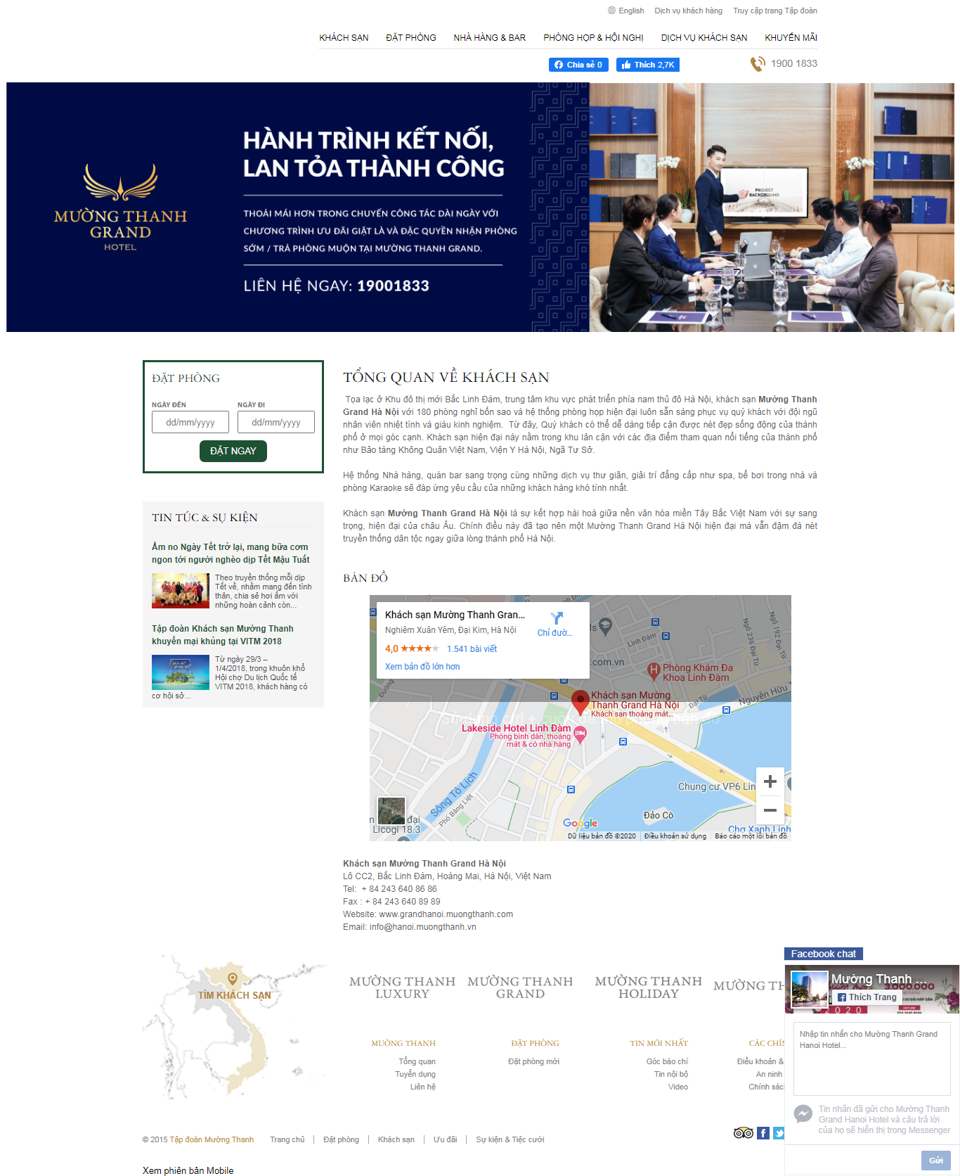 Thiết kế Website Web Quận Hoàng Mai - grandhanoimuongthanhcom