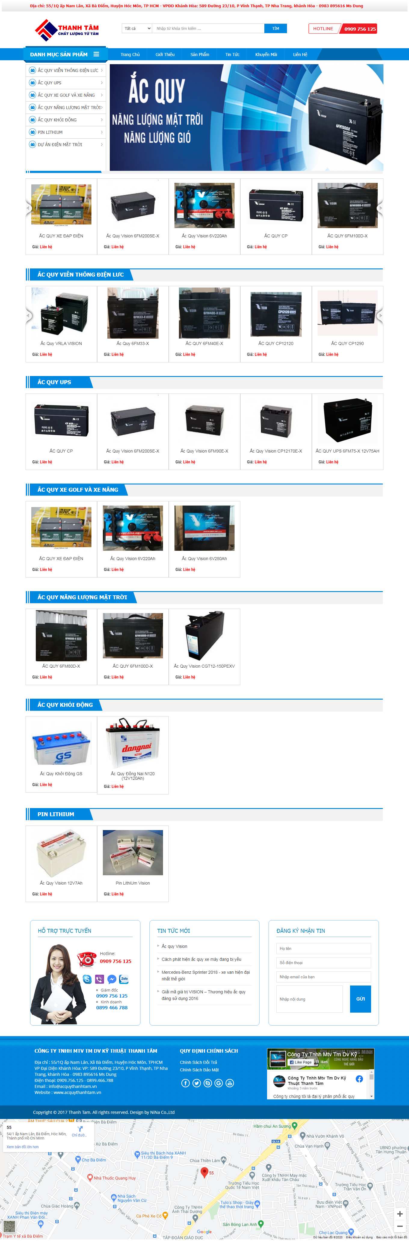 Thiết kế Website Web Huyện Sóc Sơn - acquythanhtamvn
