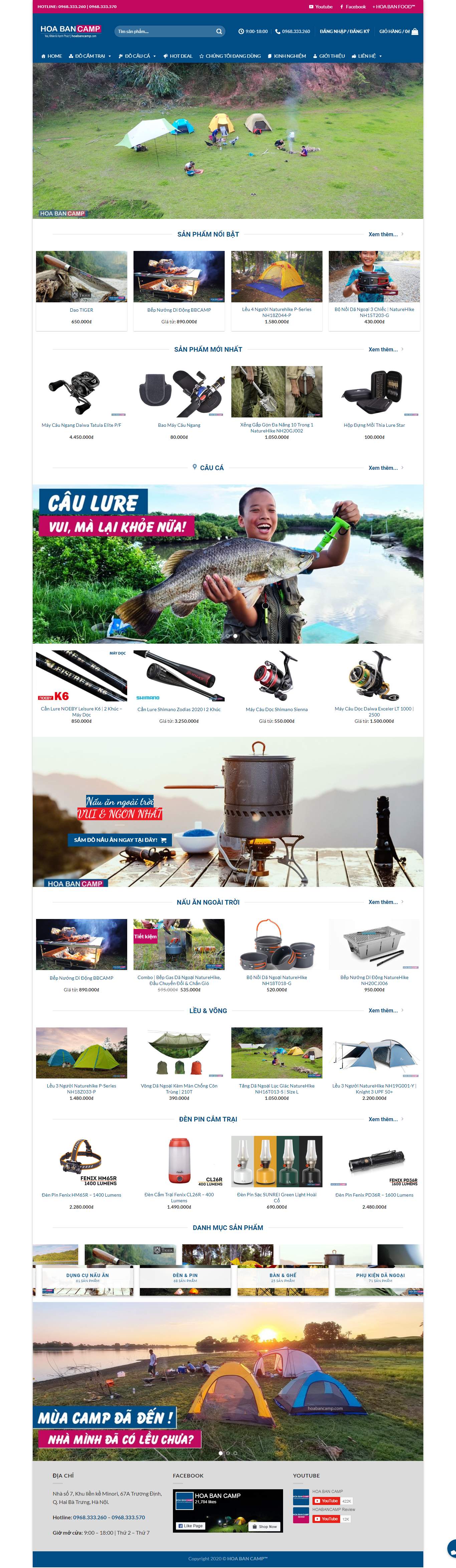 Thiết kế Website Web Huyện Đông Anh - hoabancampcom
