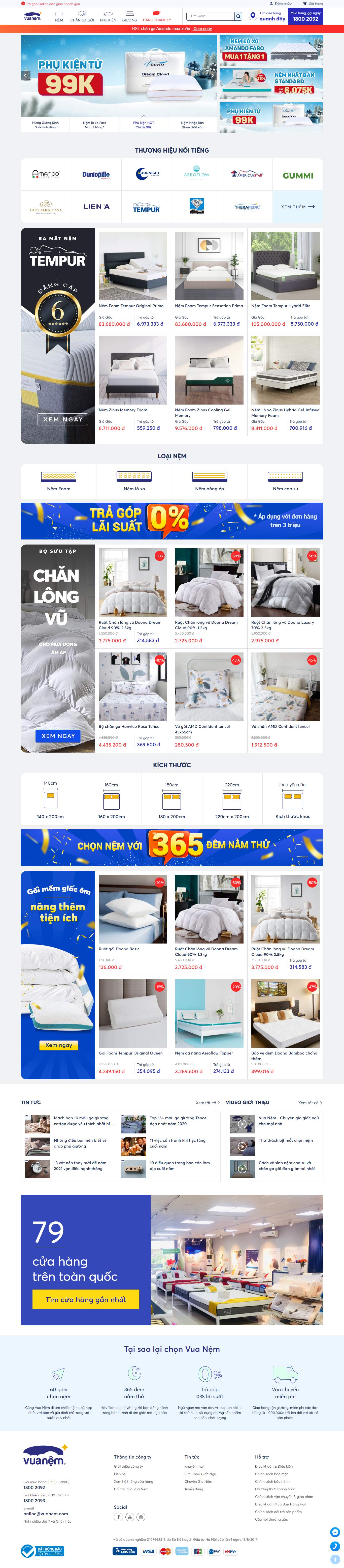 Thiết kế Website Web Huyện Thanh Trì - vuanemcom