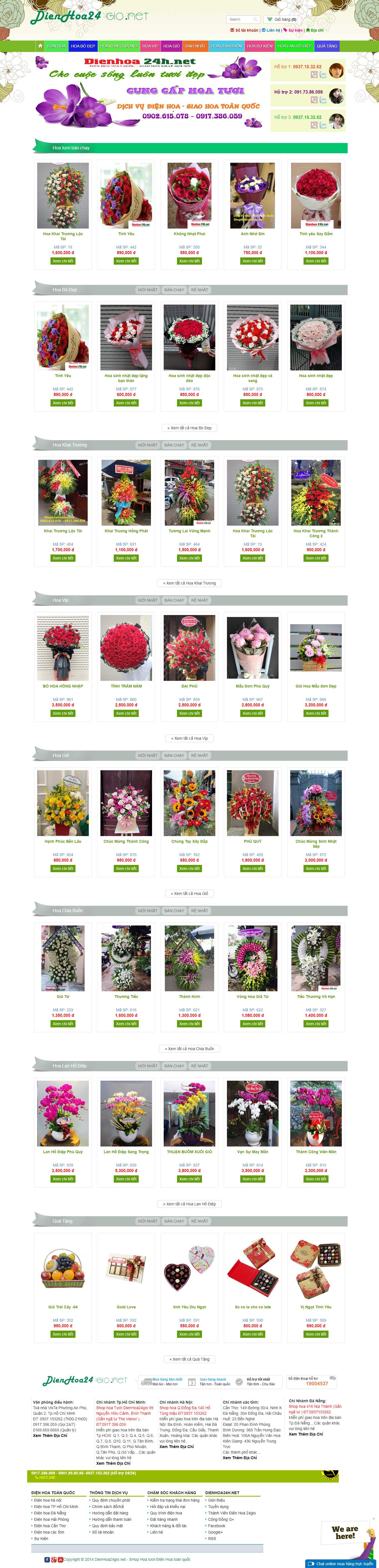 Thiết kế Website Web Huyện Mê Linh - dienhoa24gionet