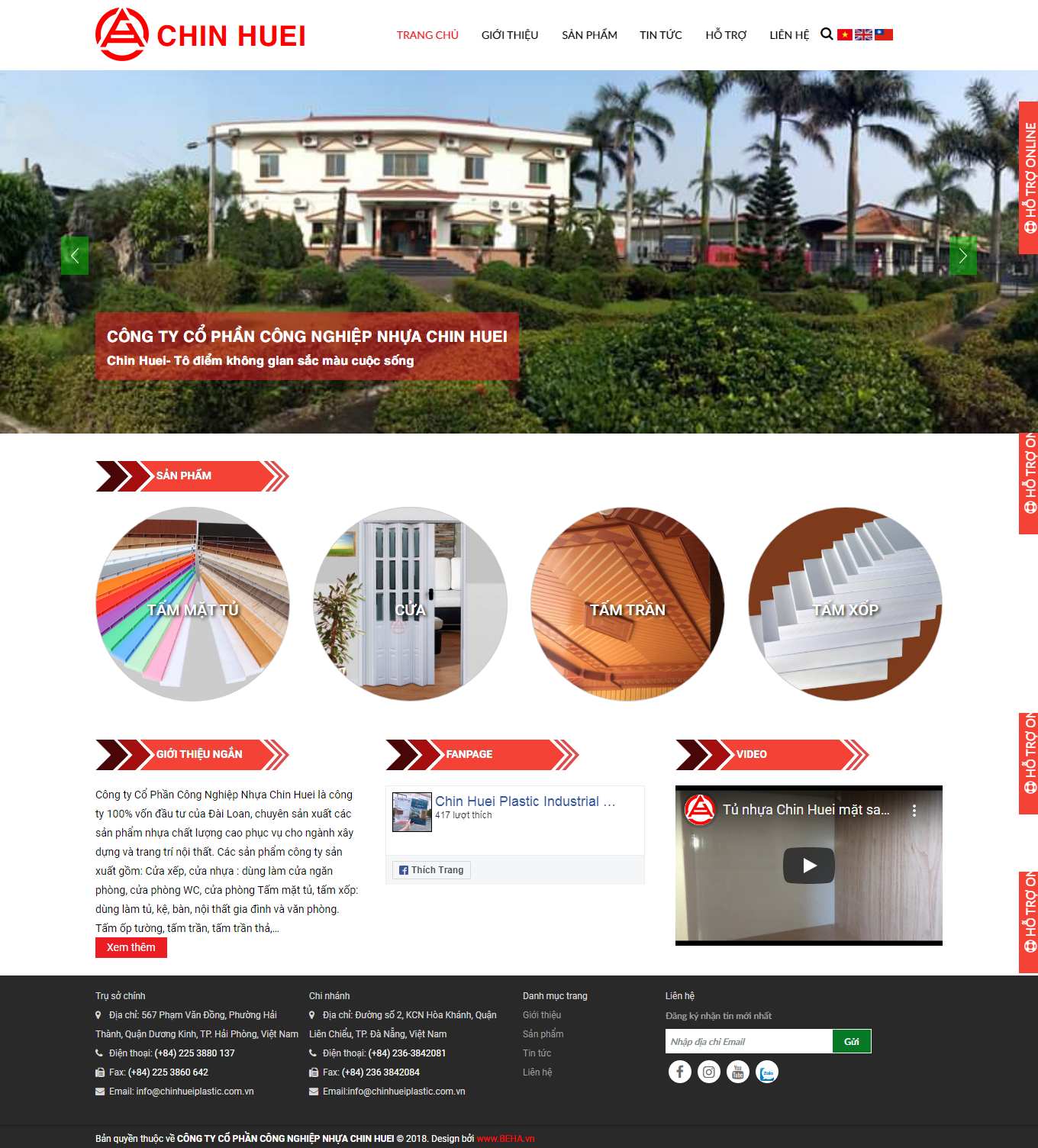 [sanxuatlythuytinh] Thiết kế Website Web Huyện Quốc Oai - chinhueiplasticcomvn