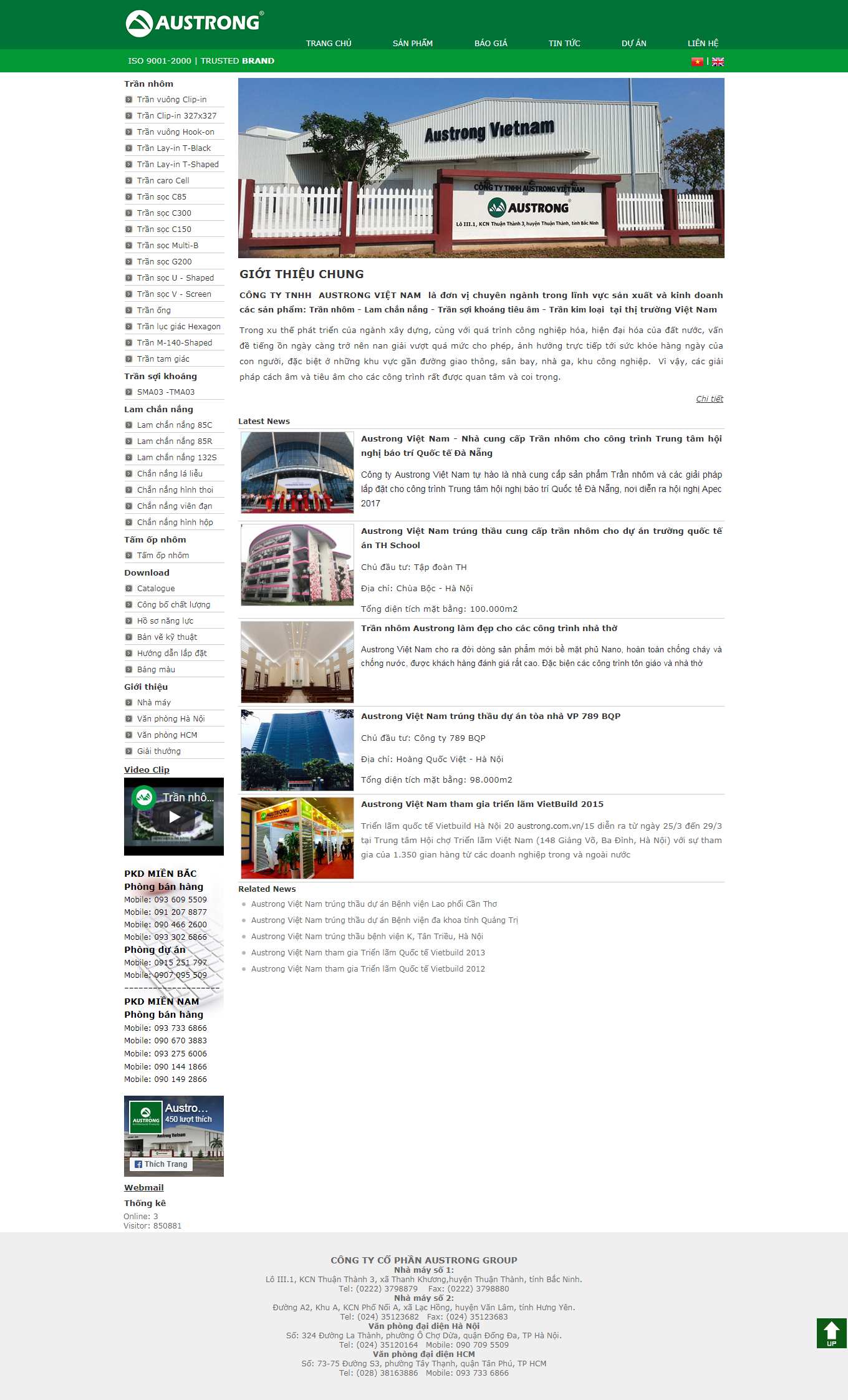 Thiết kế Website Web Huyện Thường Tín - wwwaustrongcomvn