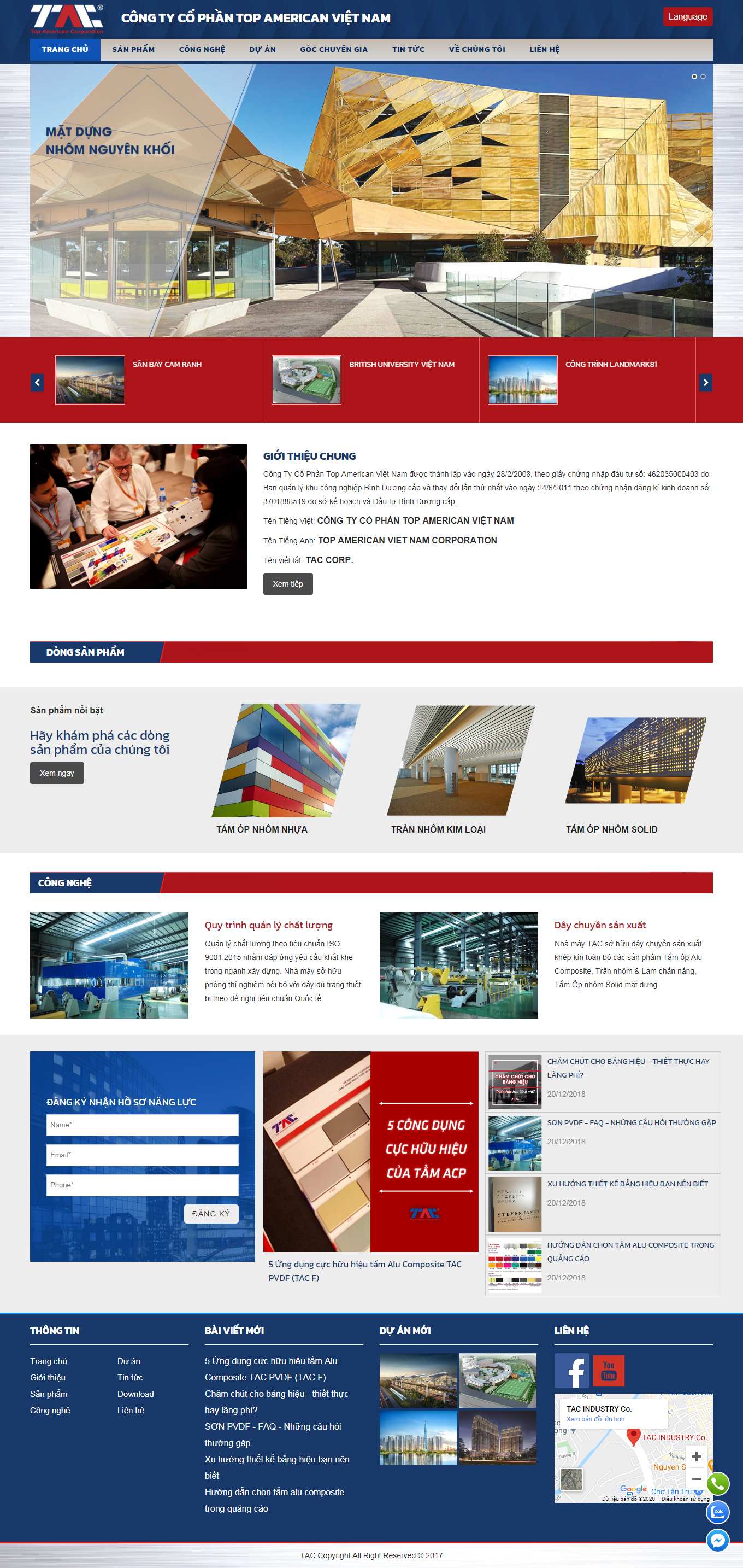 Thiết kế Website Web Huyện Phú Xuyên - tac-industrycom