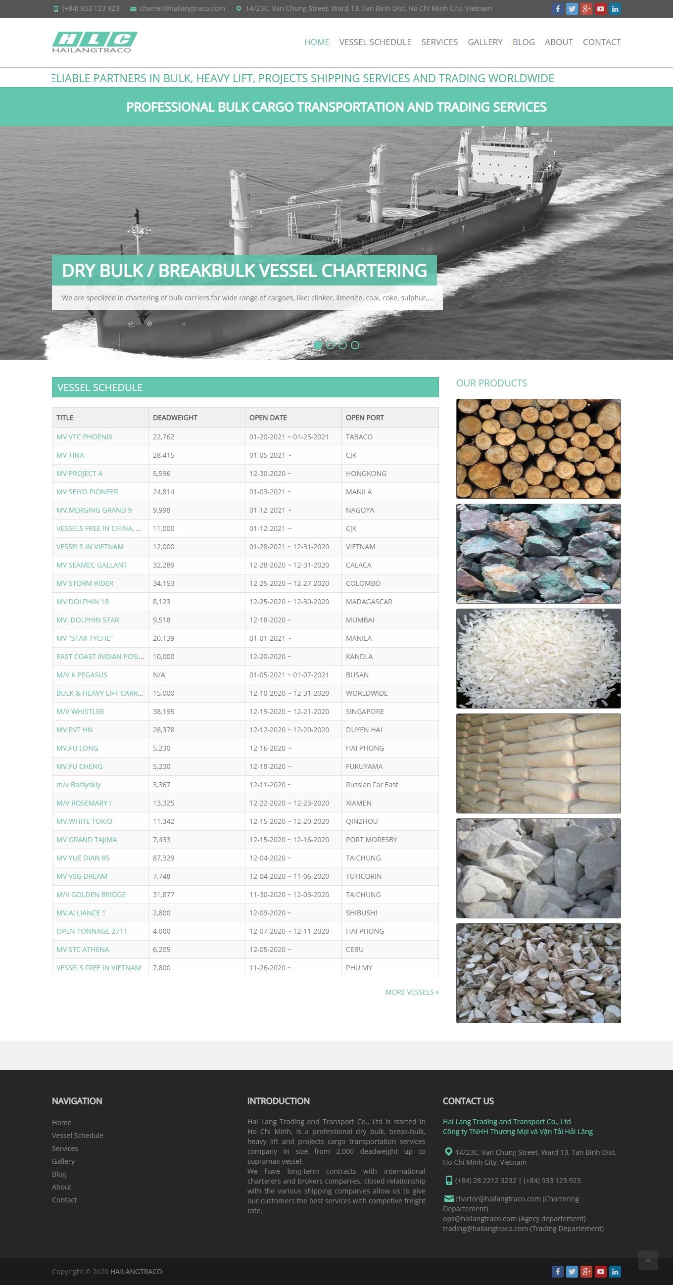 [thuysanhungphong] Thiết kế Website Web Miền Trung - hailangtracocom