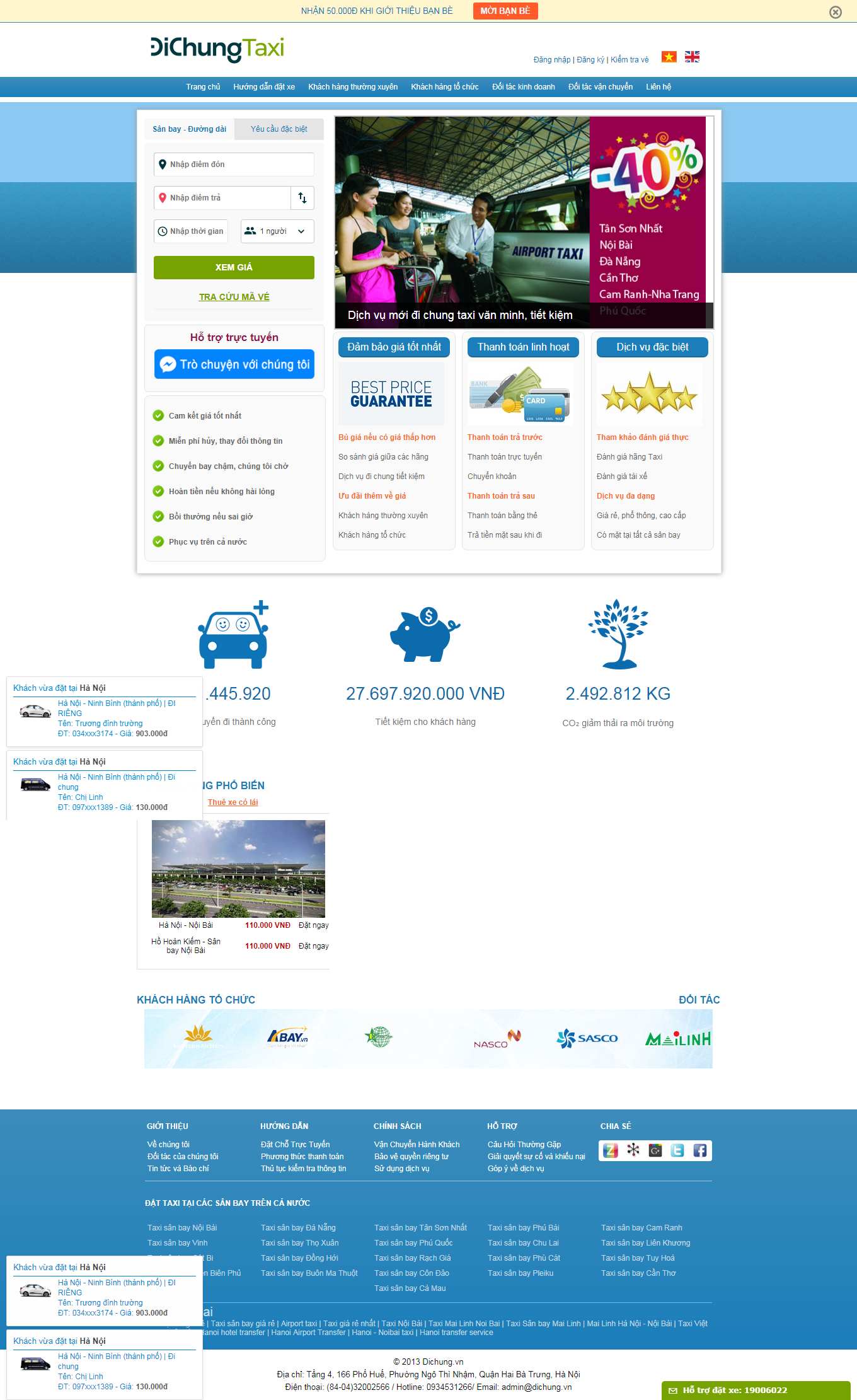 Thiết kế Website Web Huyện Ba Vì - taxiairportvn