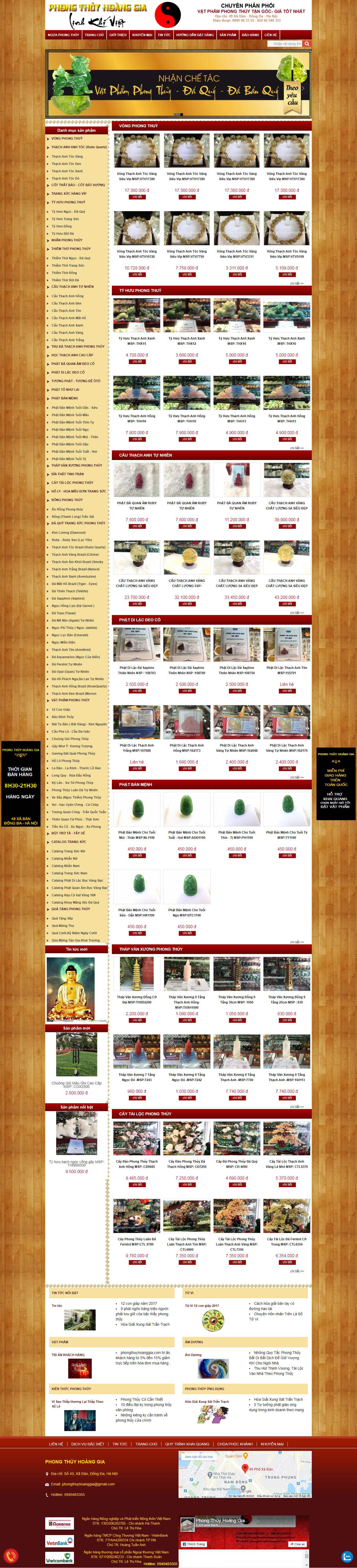 Thiết kế Website Web Huyện Chương Mỹ - phongthuyhoanggiacom