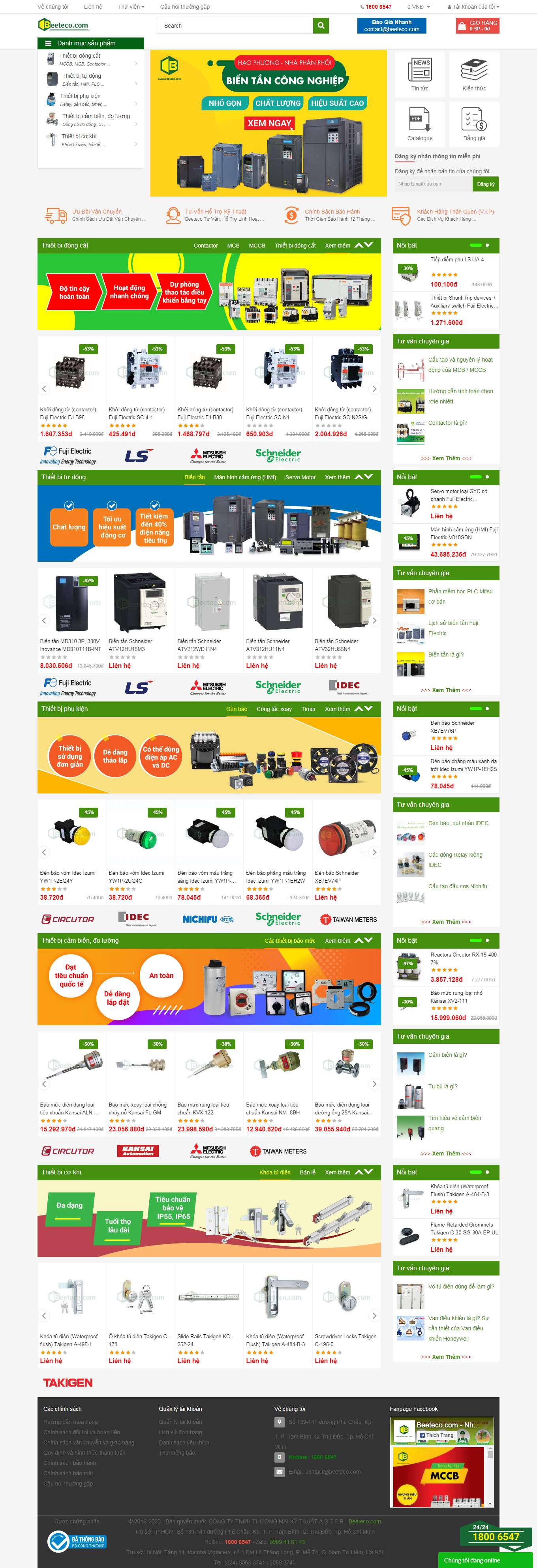 Thiết kế Website Web Miền Nam - beetecocom