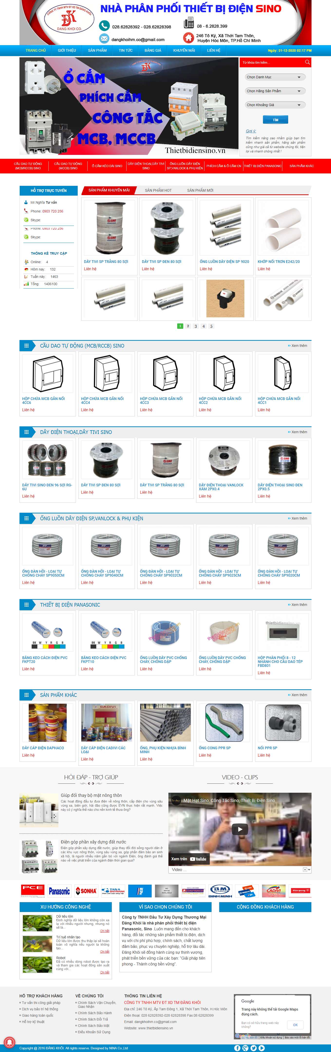 [datbinh] Thiết kế Website Web An Giang - thietbidiensinovn