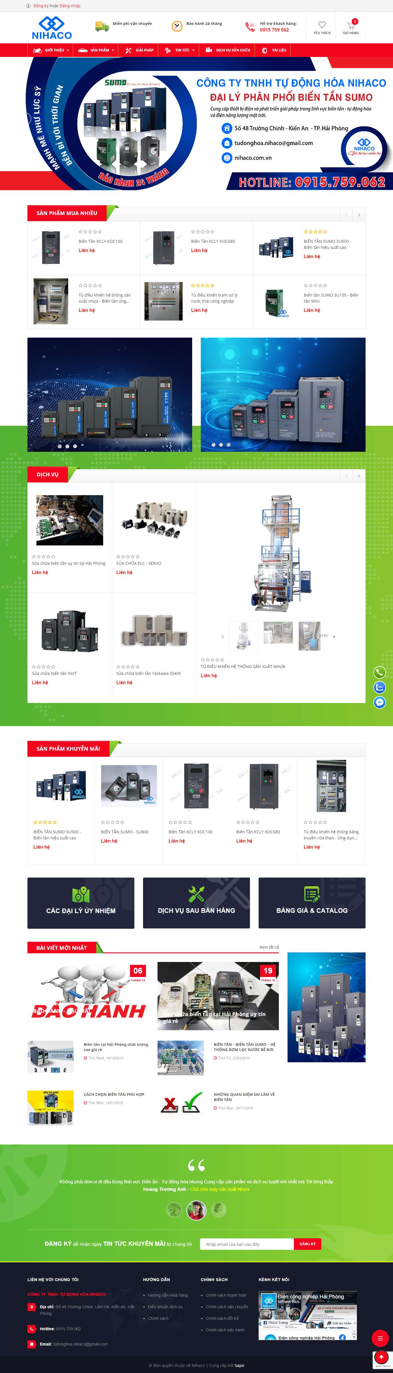 Thiết kế Website Web Bắc Kạn - nihacocomvn