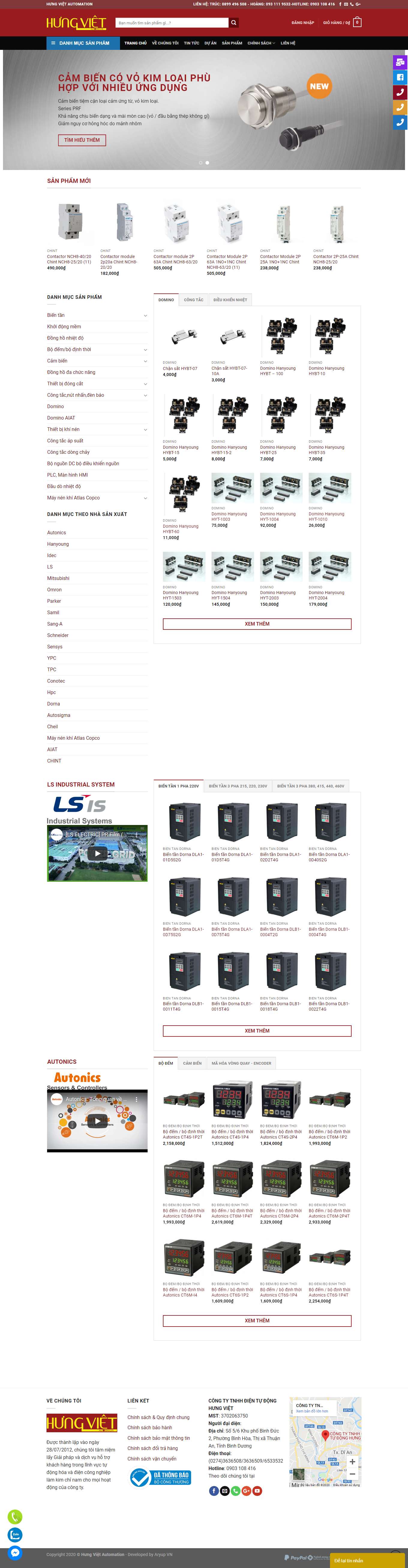 Thiết kế Website Web Bắc Ninh - hungvietautomationcom