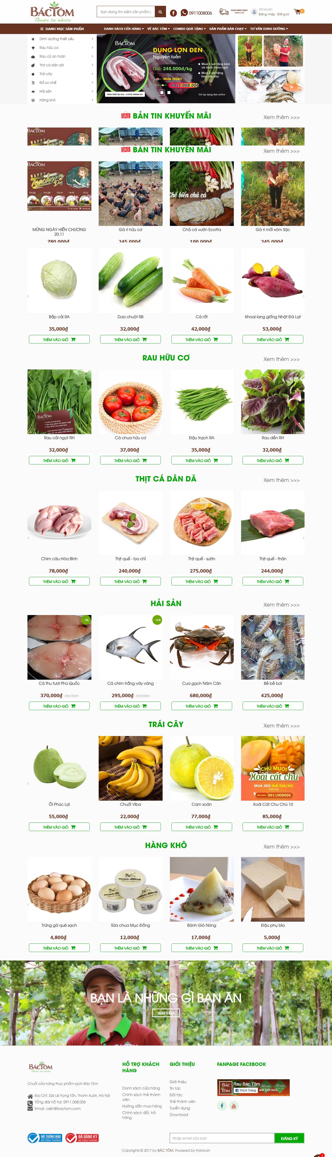 Thiết kế Website Web Huyện Mỹ Đức - bactomcom