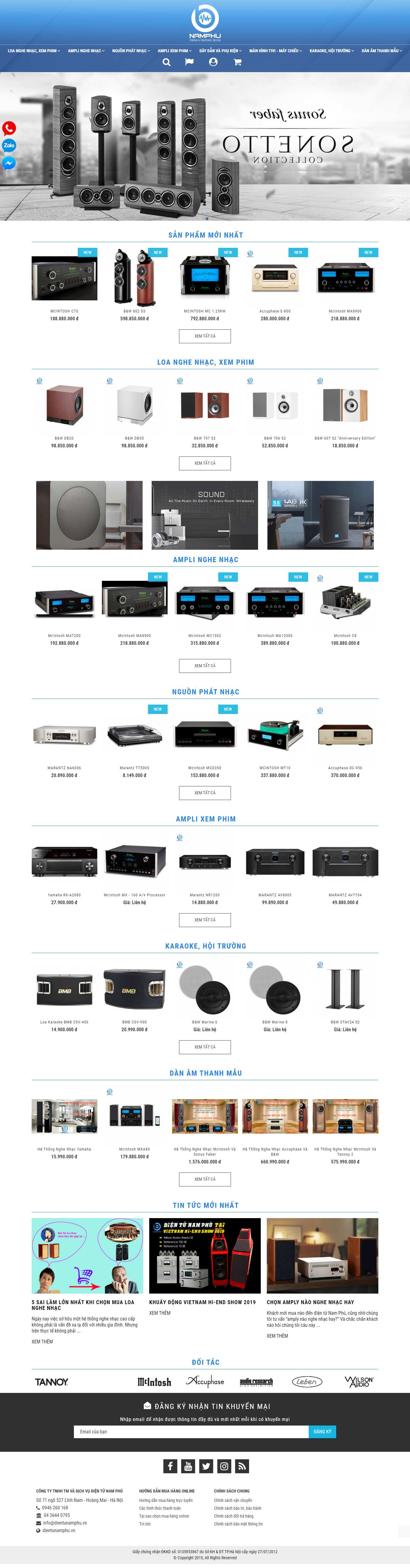 [hangdathat] Thiết kế Website Web Cà Mau - dientunamphuvn