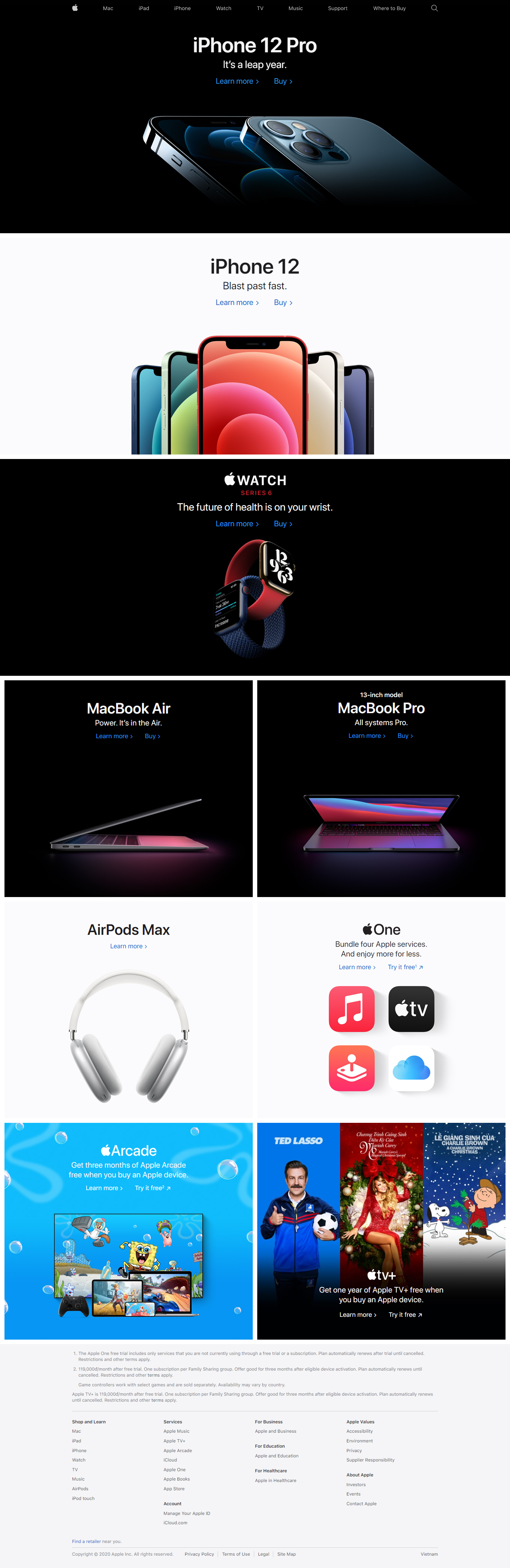 Thiết kế Website Web Bình Định - wwwapplecom