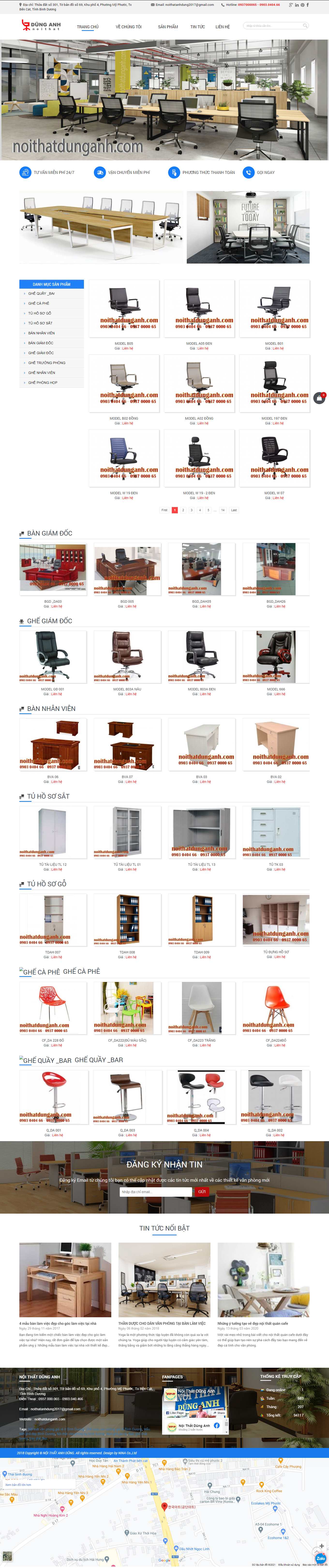 [maylambanhmi] Thiết kế Website Web Đồng Tháp - noithatdunganhcom