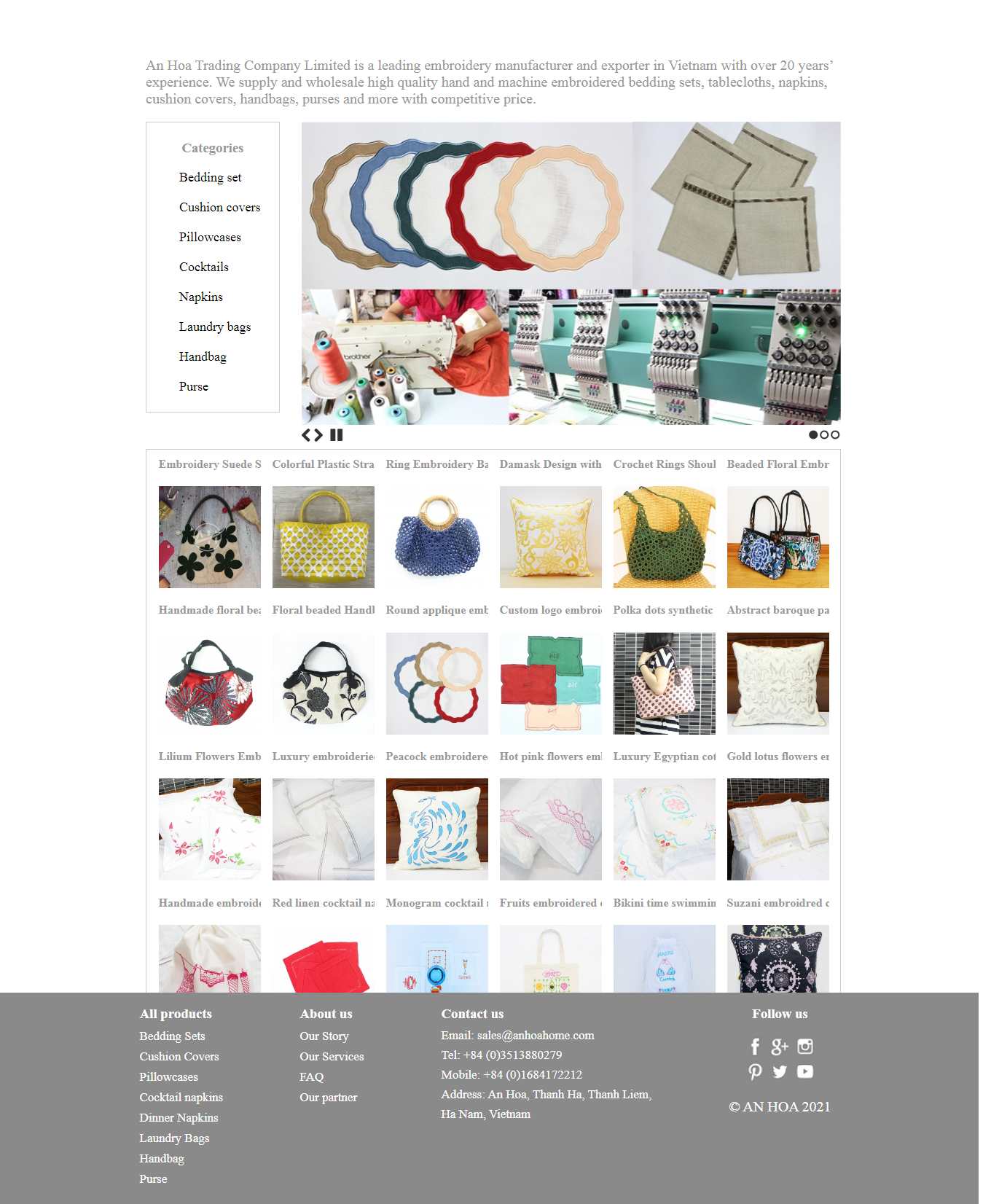 [maylambanhmi] Thiết kế Website Web Đồng Tháp - anhoahomecom