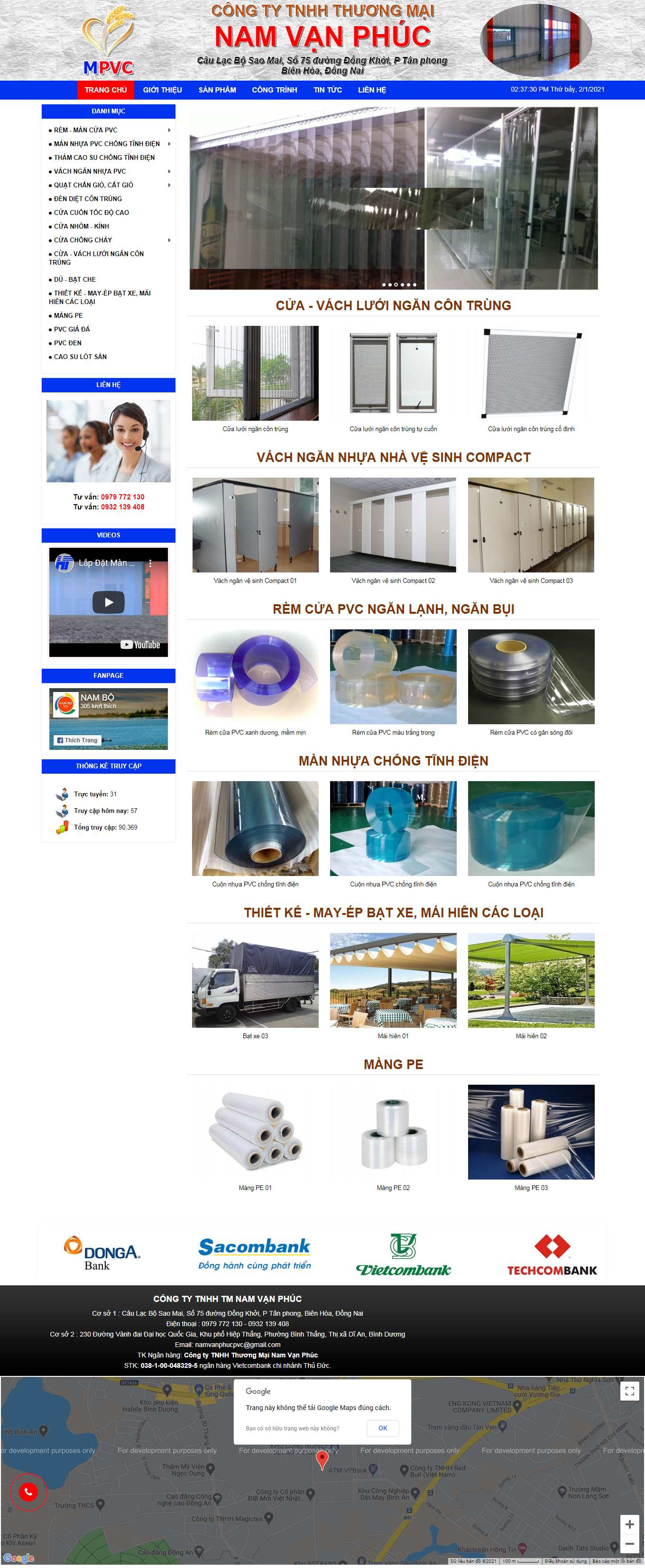 Thiết kế Website Web Gia Lai - namvanphucnet
