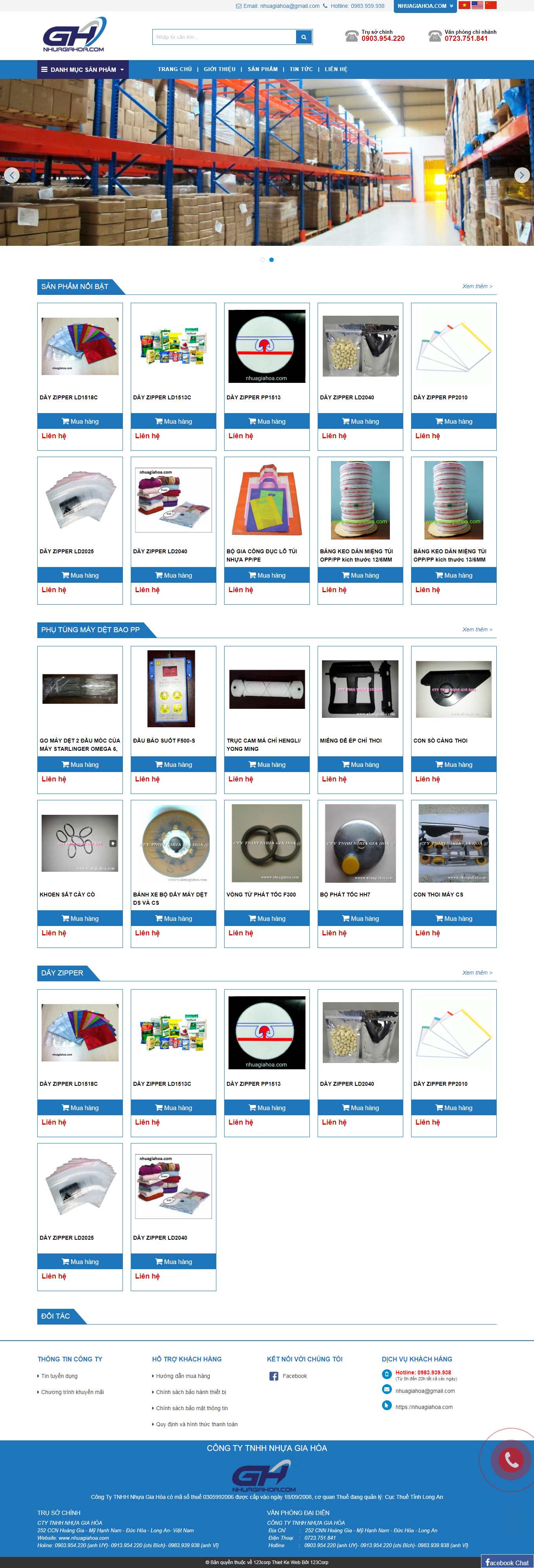Thiết kế Website Web Hà Tĩnh - nhuagiahoacom