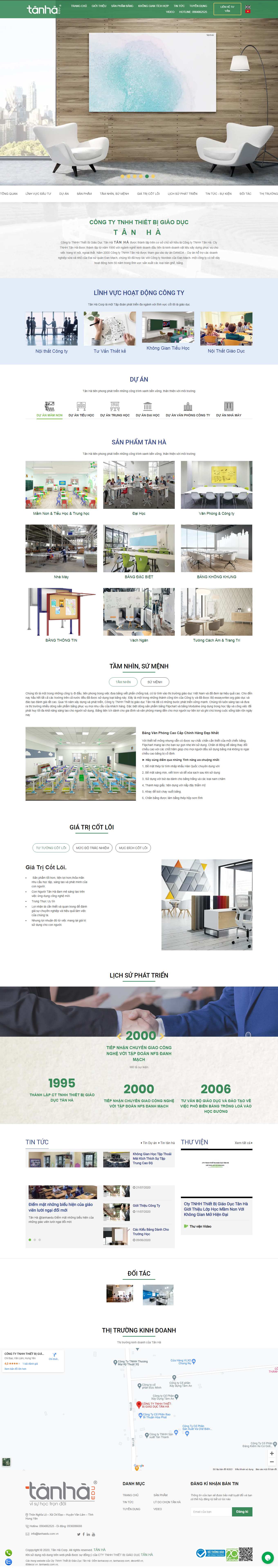 Thiết kế Website Web Hải Phòng - tanhacorpvn