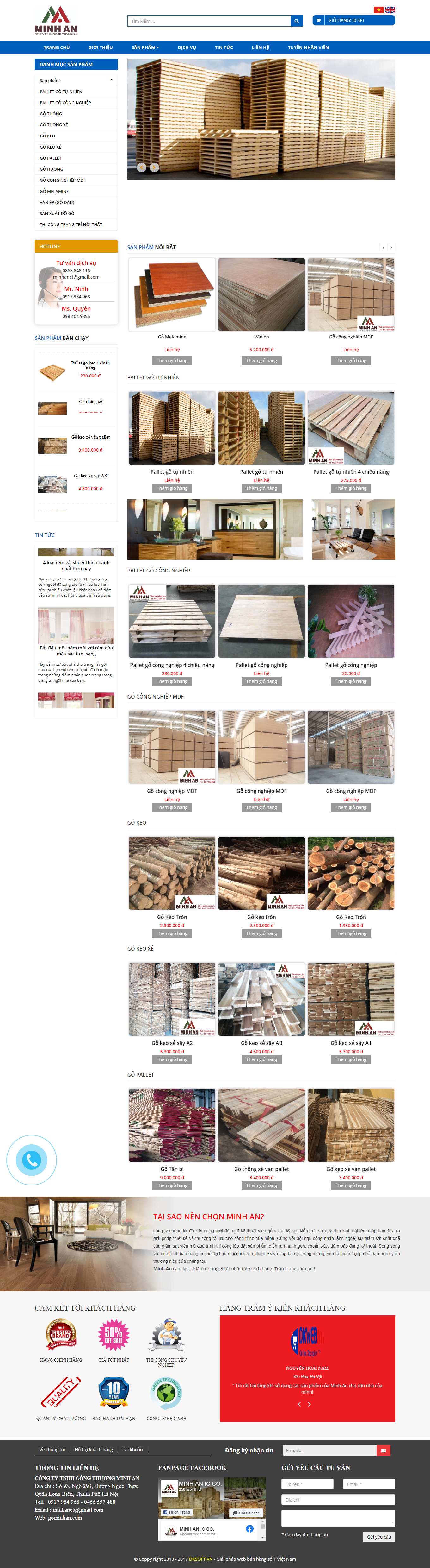 Thiết kế Website Web Hậu Giang - gominhancom