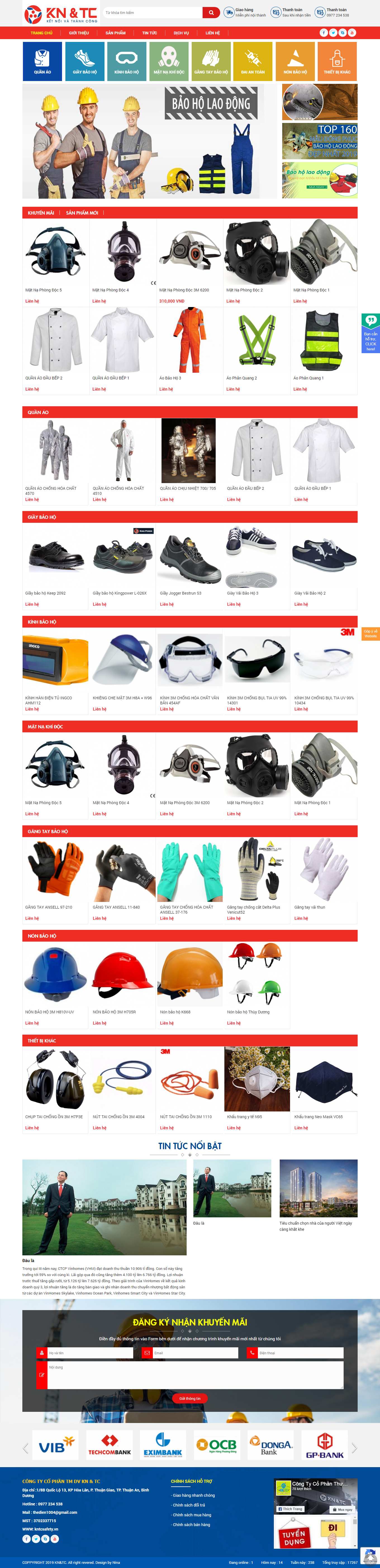 Thiết kế Website Web Thành phố Hồ Chí Minh - kntcsafetyvn
