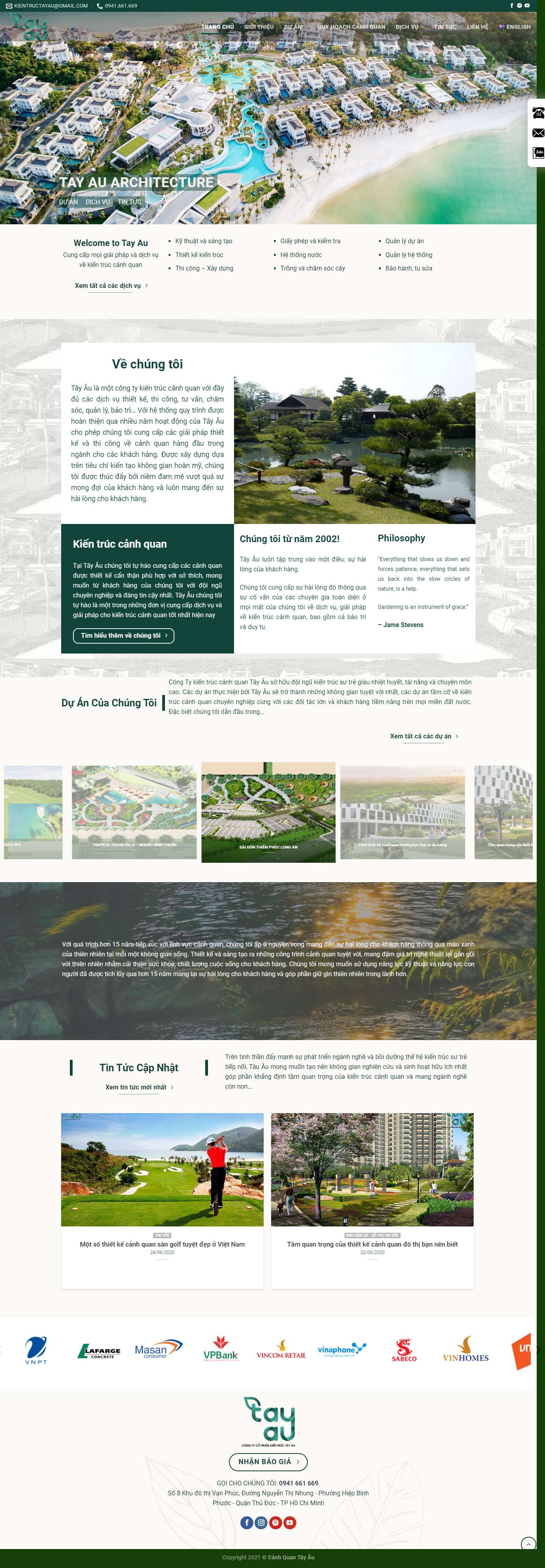 Thiết kế Website Web Long An - kientructayaucom