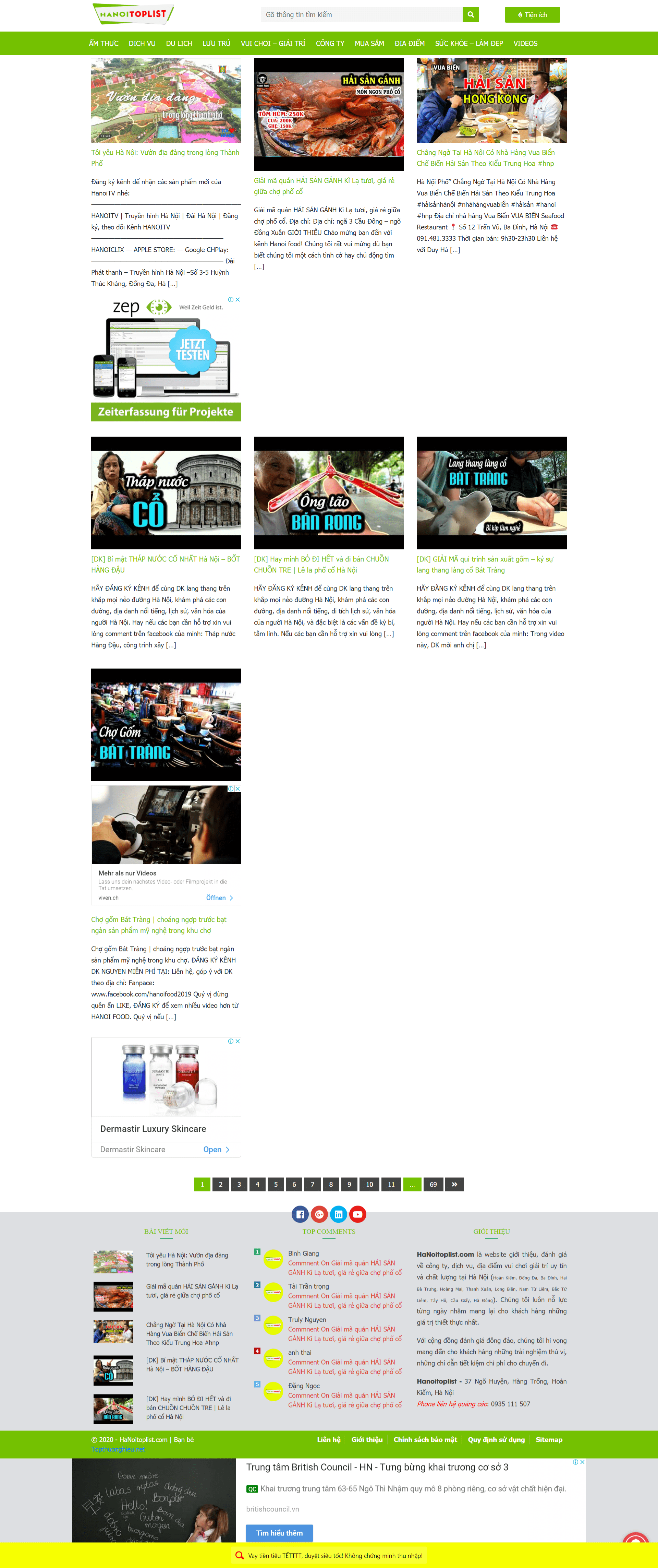 Thiết kế Website Web Long An - hanoitoplistcom