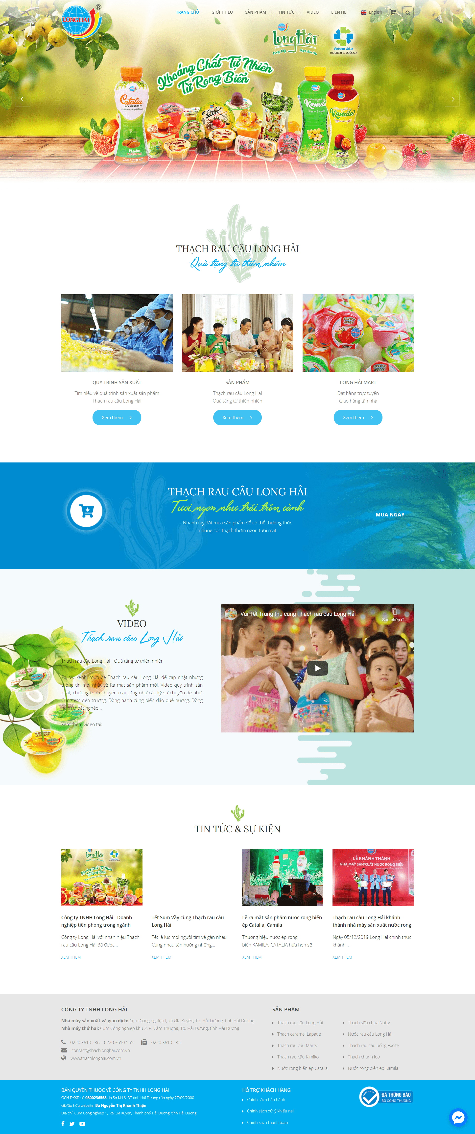 Thiết kế Website Web Long An - thachlonghaicomvn