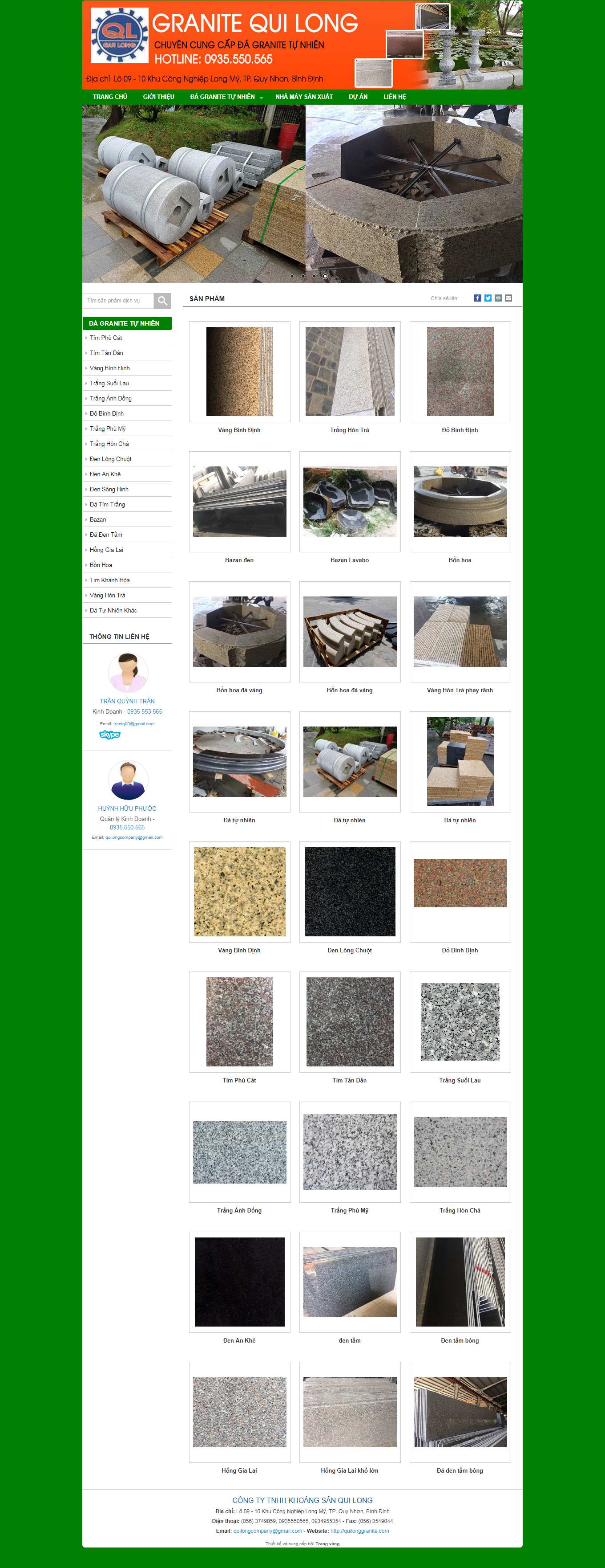 Thiết kế Website Web Nghệ An - quilonggranitecomvn