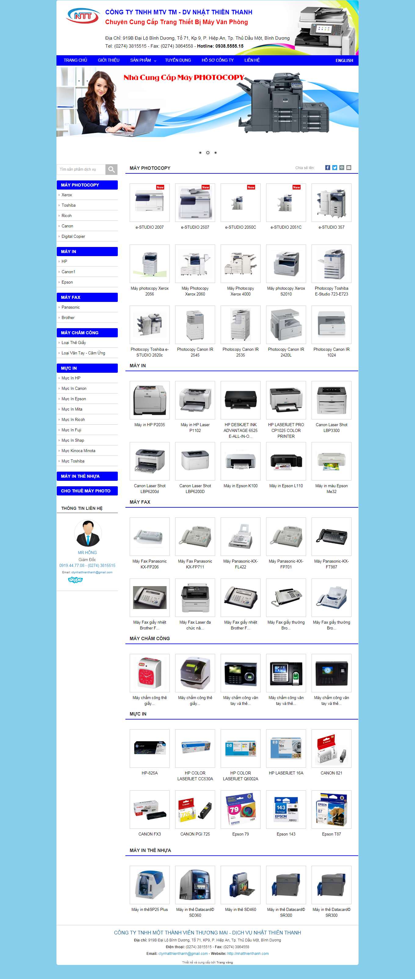 Thiết kế Website Web Phú Yên - wwwnhatthienthanhcom