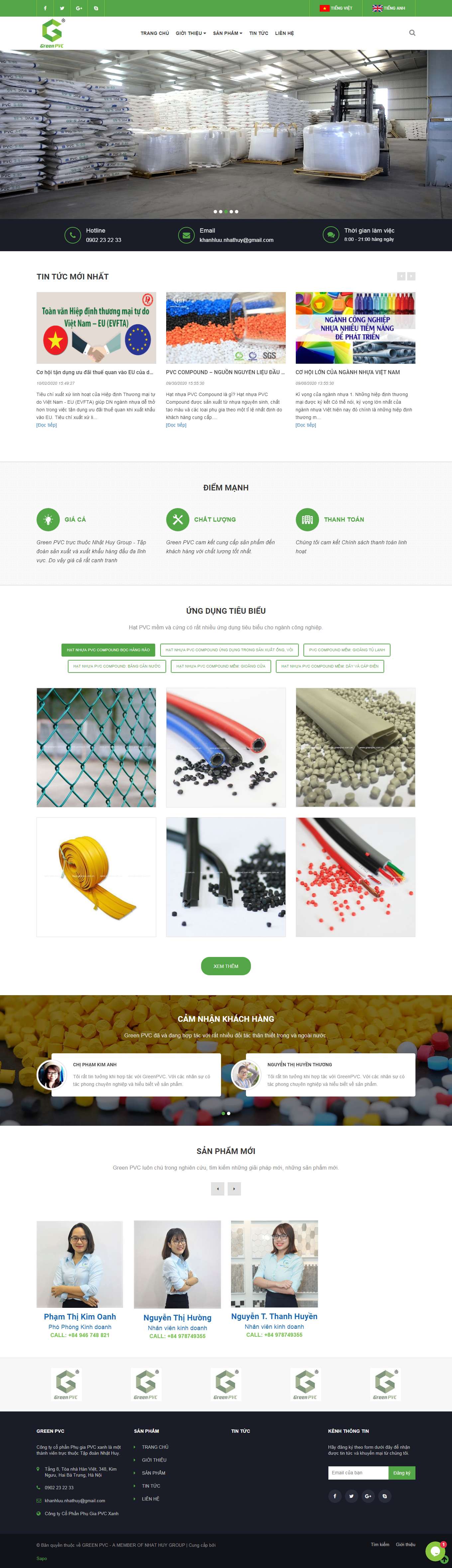 Thiết kế Website Web Quảng Ninh - vngreenpvccomvn