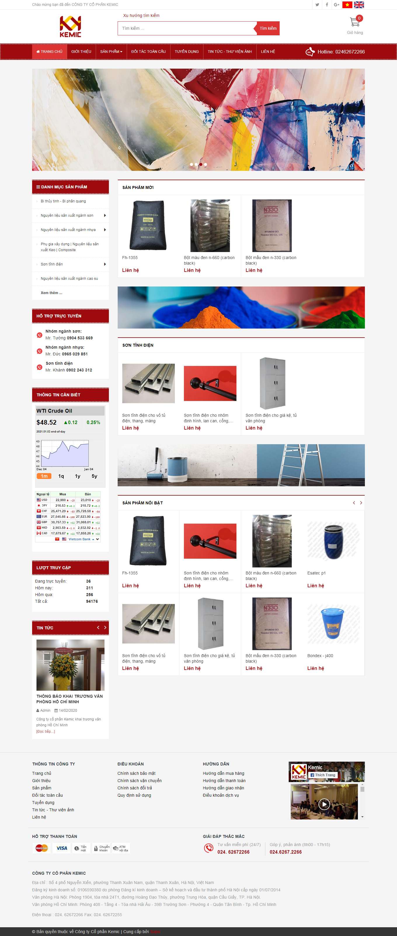 Thiết kế Website Web Quảng Trị - wwwkemicvn