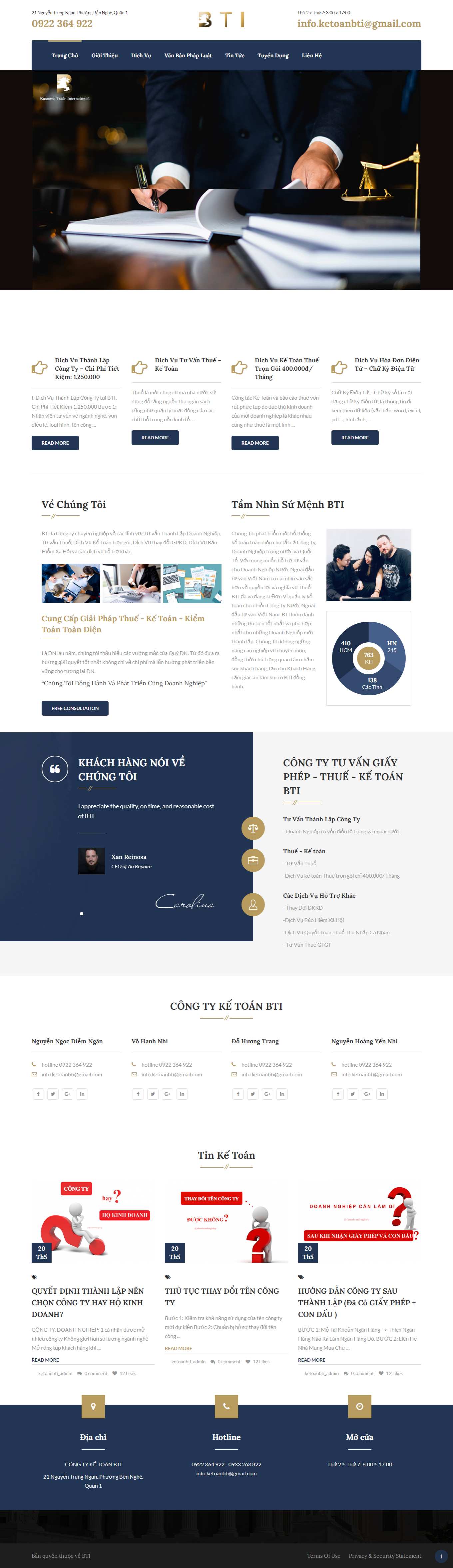 Thiết kế Website Web Thái Bình - ketoanbticom