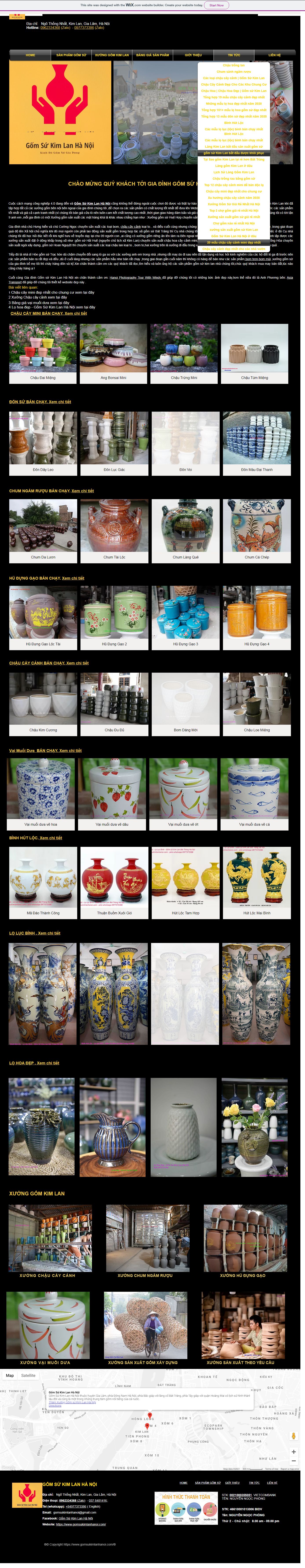 Thiết kế Website Web Thái Bình - wwwgomsukimlanhanoicom