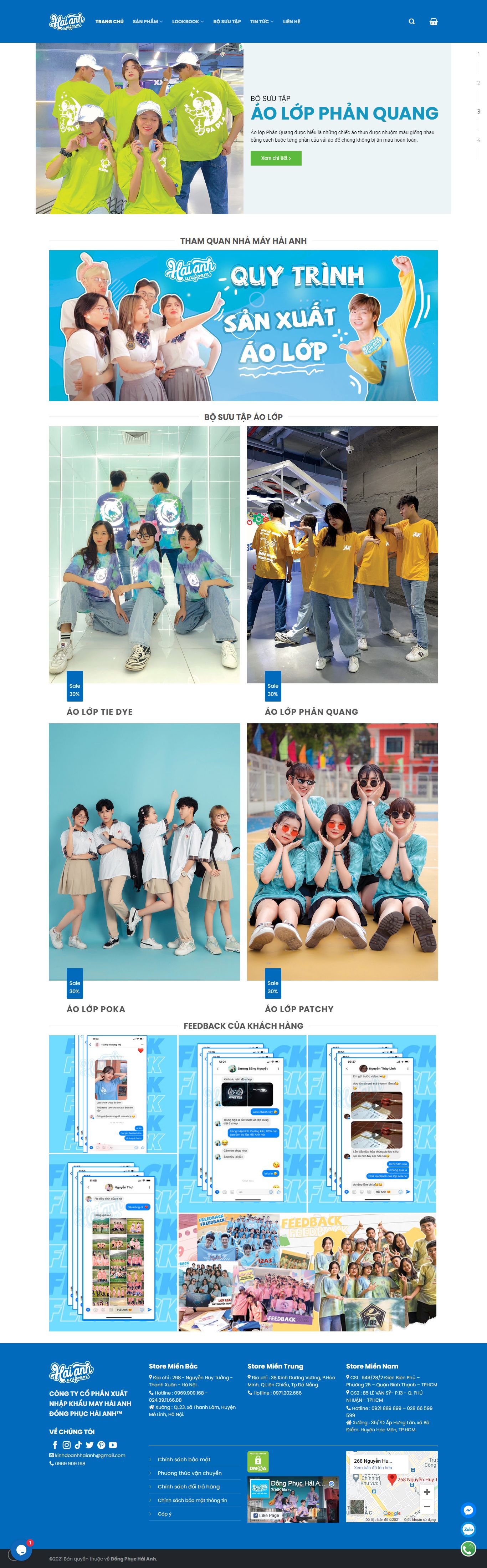 Thiết kế Website web in áo bóng đá - dongphuchaianhcom