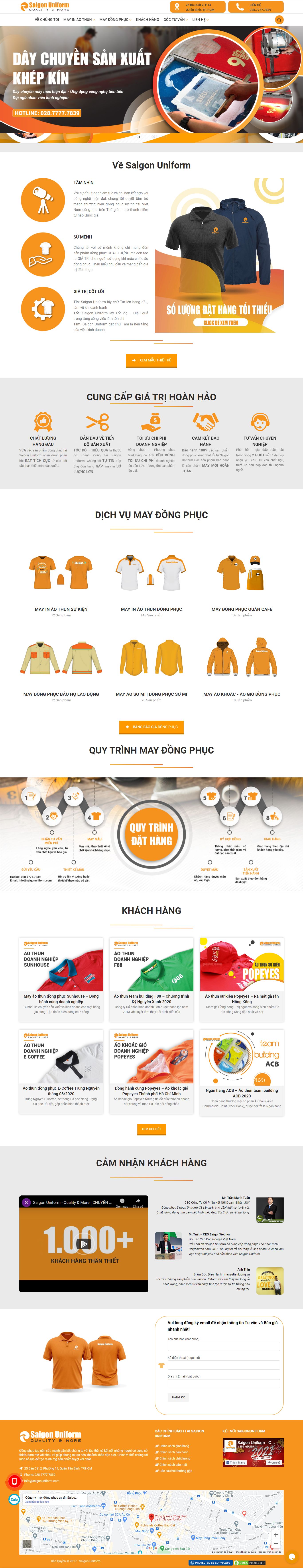 Thiết kế Website Web Thừa Thiên Huế - saigonuniformcom